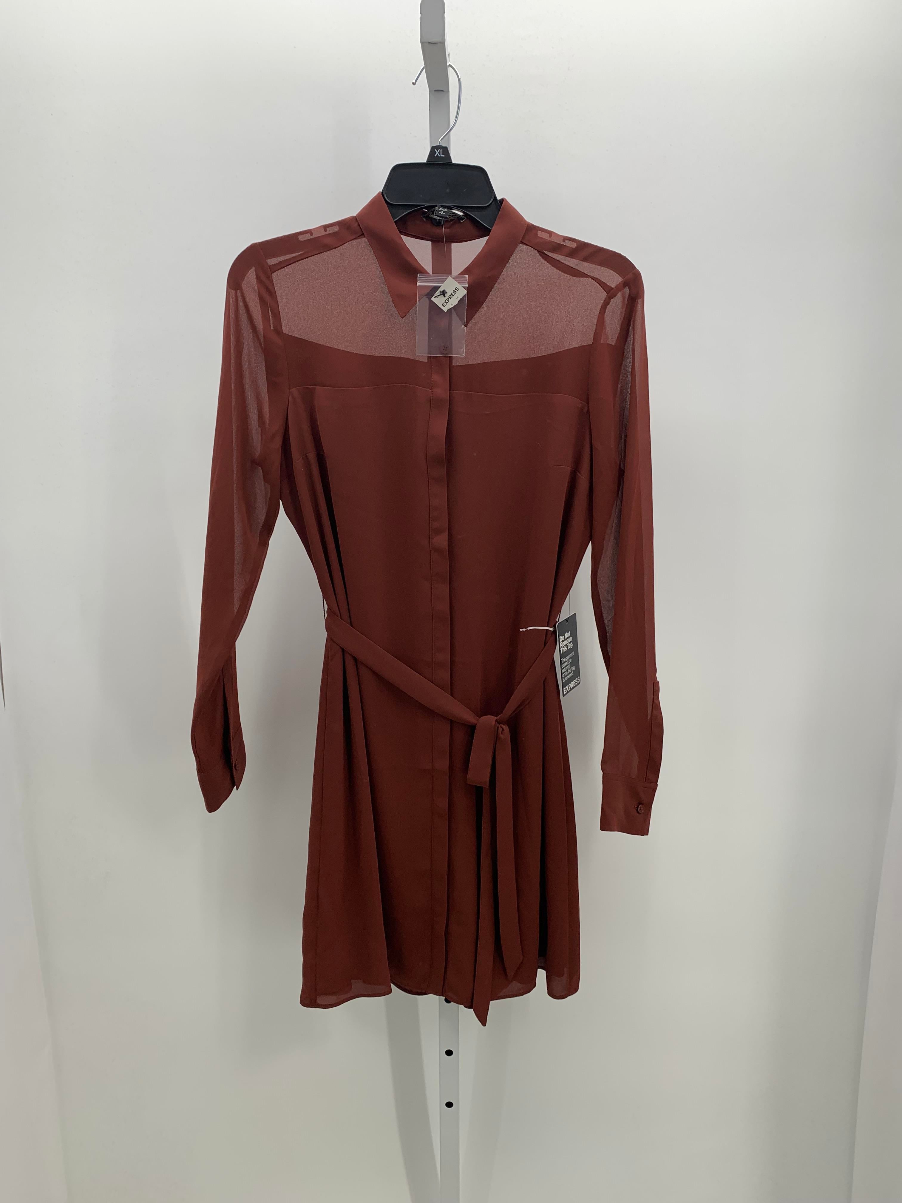 Express Size Small Misses Long Sleeve Dress