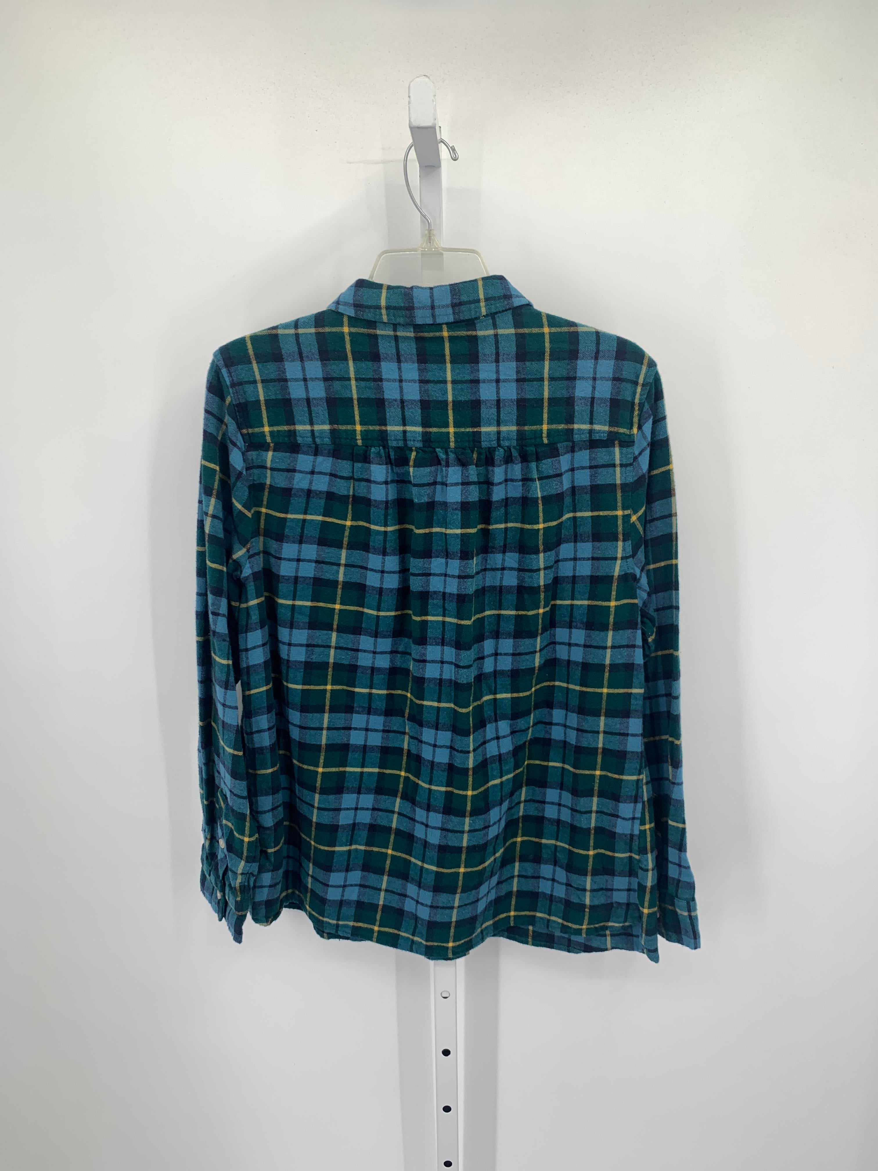 Croft & Barrow Size Large Misses Long Sleeve Shirt