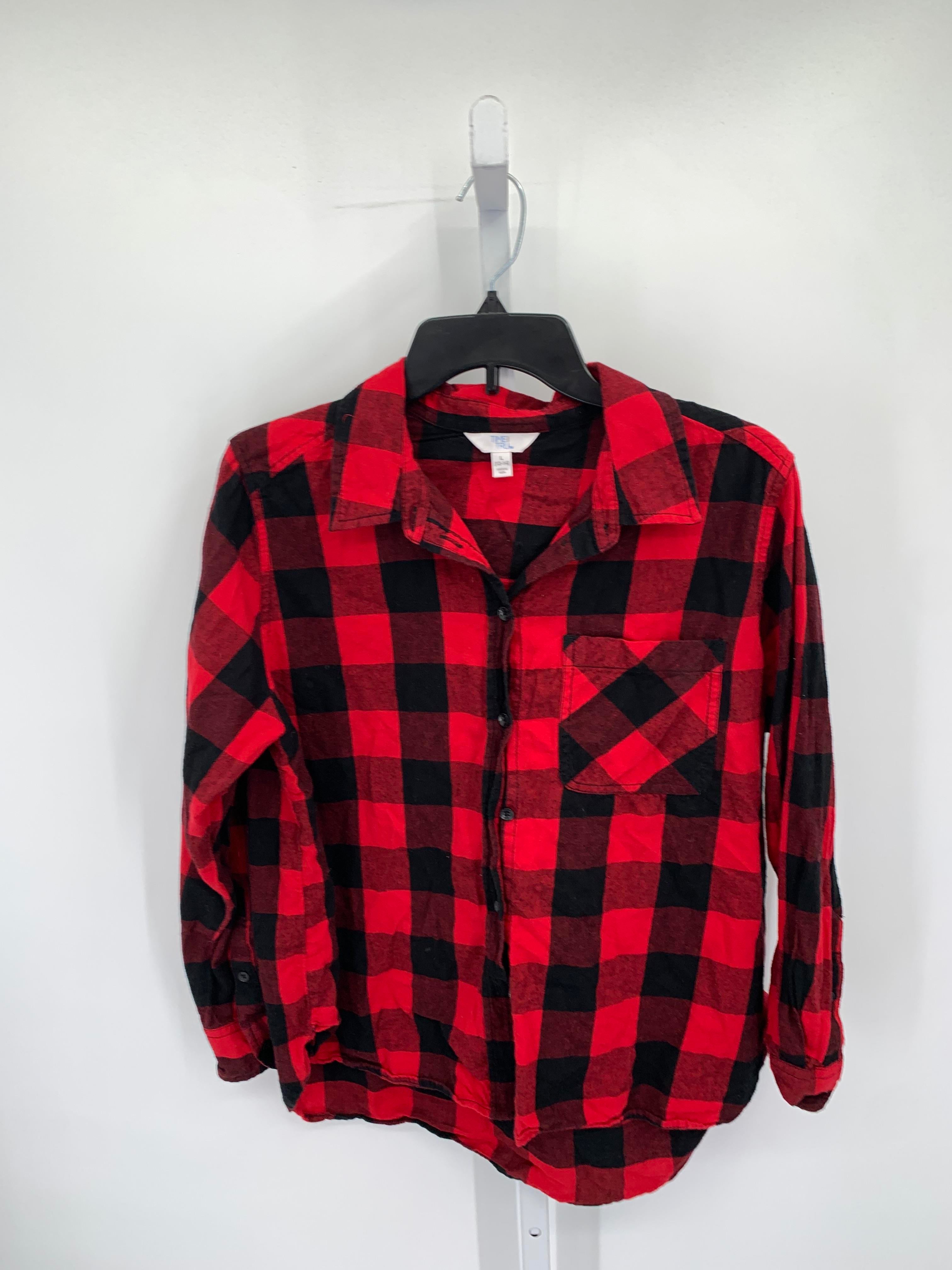 Time and Tru Size Large Misses Long Sleeve Shirt