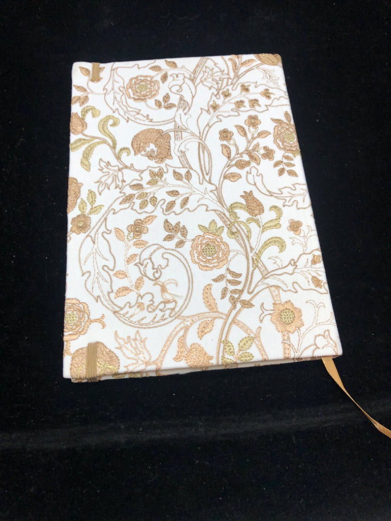 STITCHED LINED NOTEBOOK.