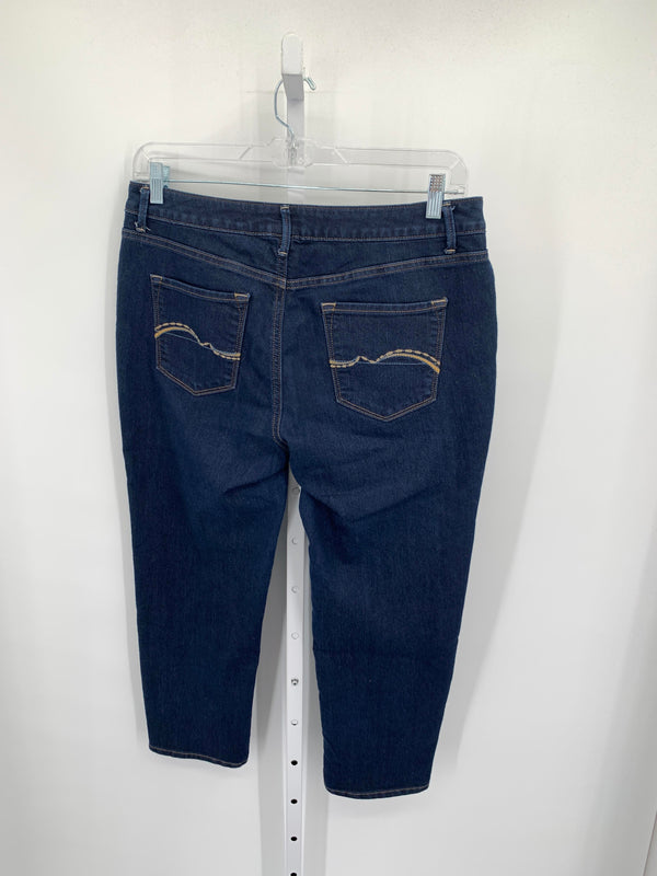 Sonoma Size 12 Misses Cropped Jeans