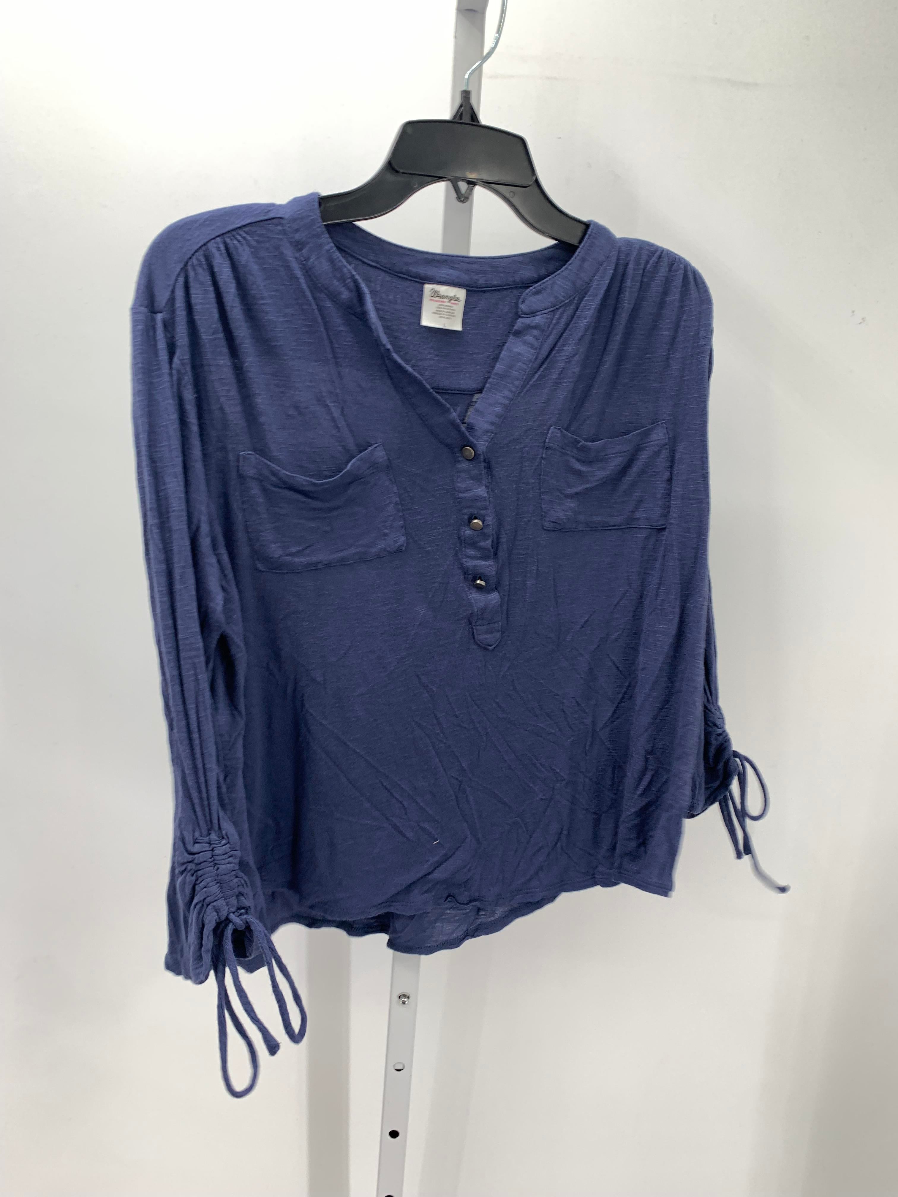 Wrangler Size Large Misses 3/4 Sleeve Shirt