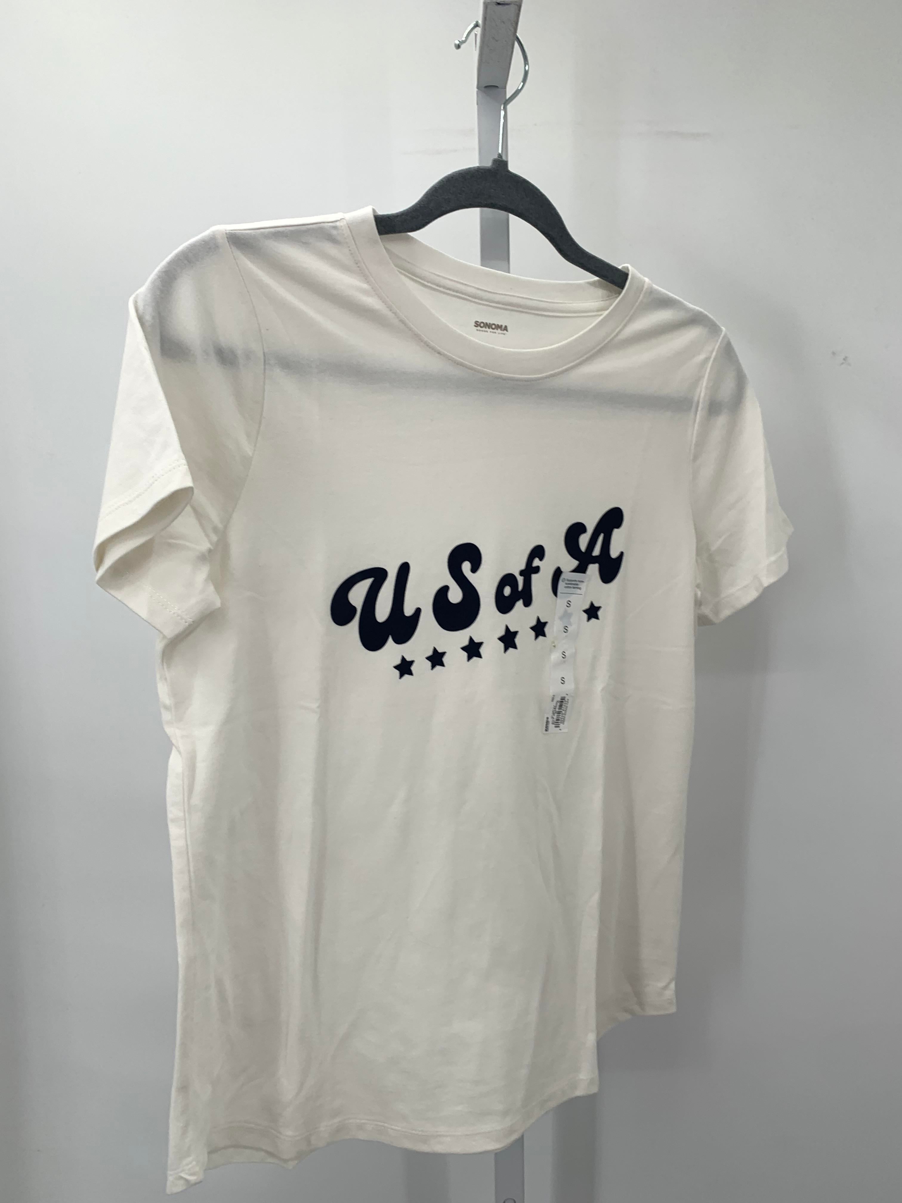 Sonoma Size Small Misses Short Sleeve Shirt