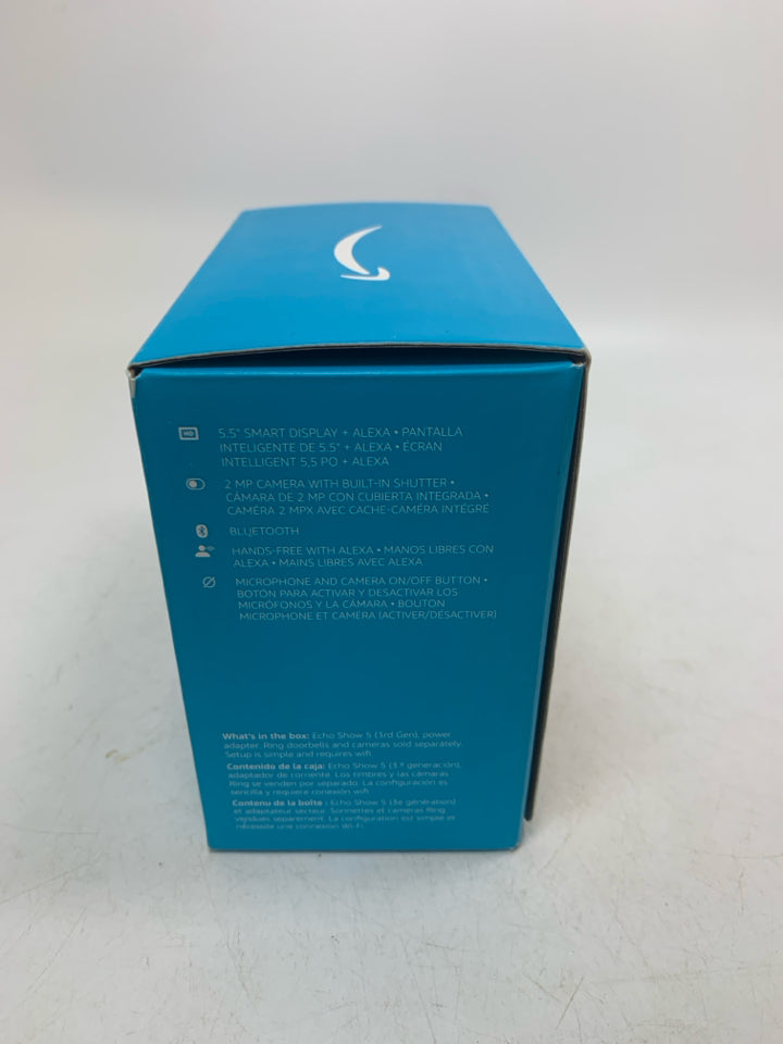 NIB AMAZON ECHO SHOW 5 (3RD GEN) ALEXA SMART DISPLAY.