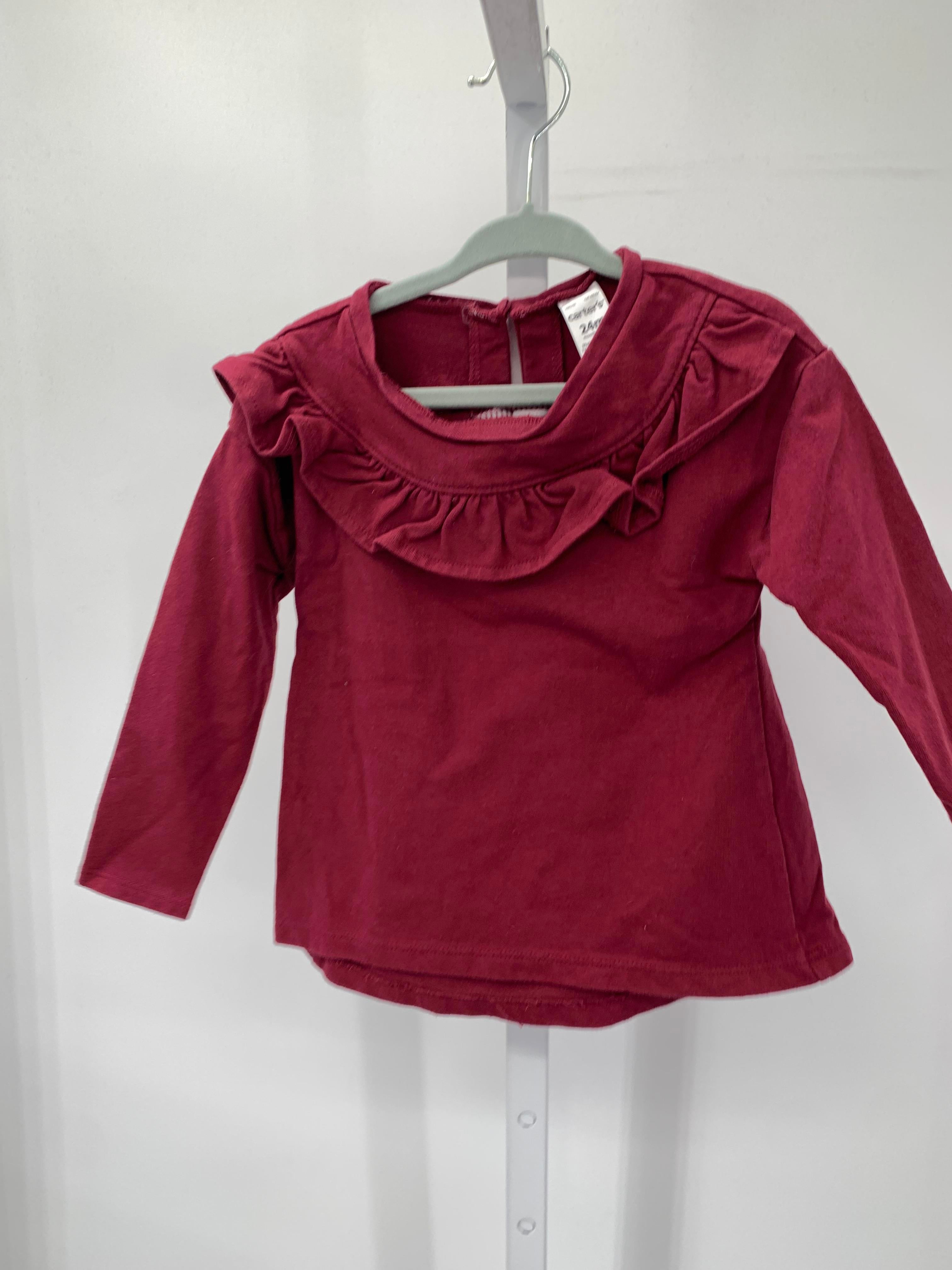 Carters Size 24 Months Girls Long Sleeve Shirt