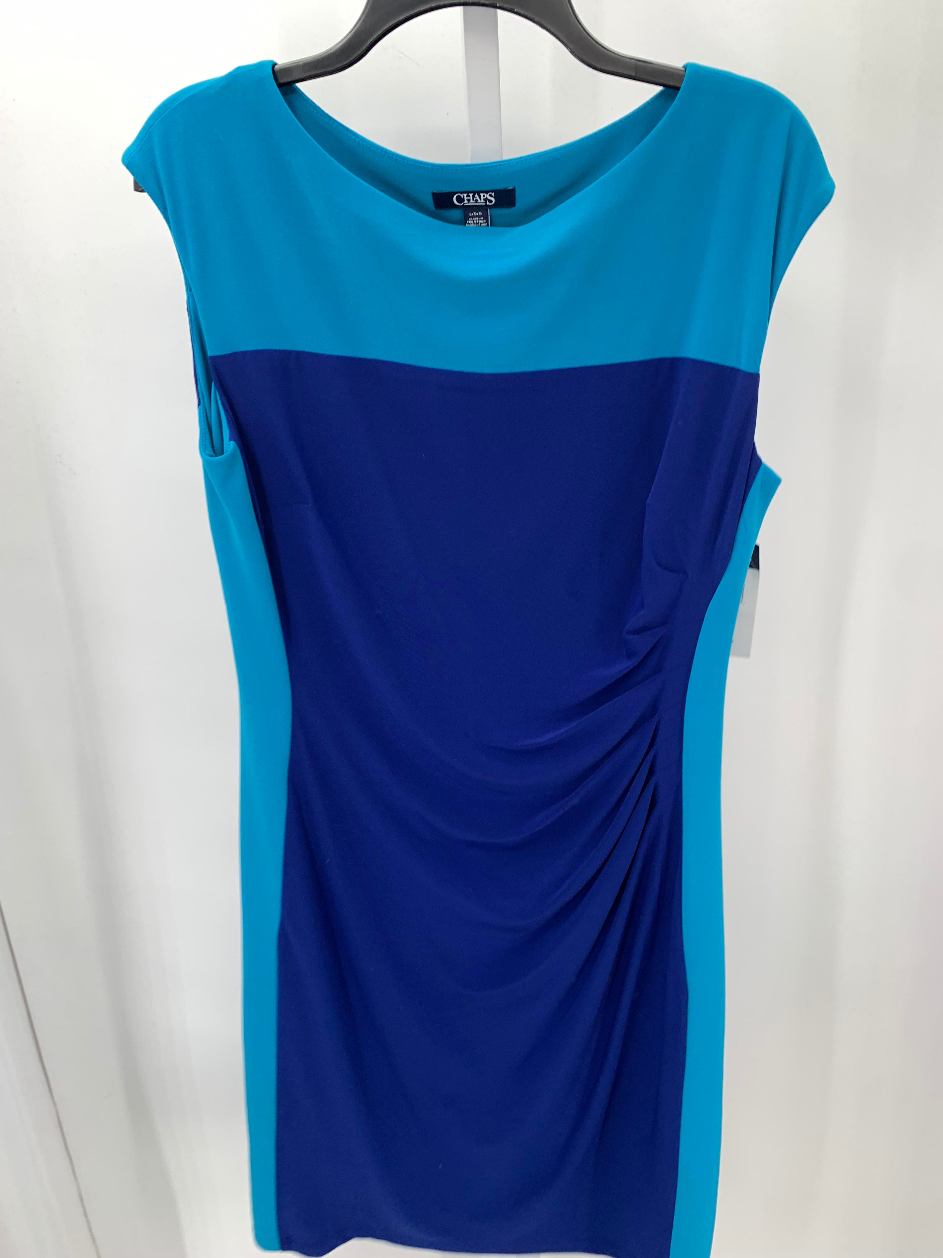 Chaps Size Large Misses Sleeveless Dress