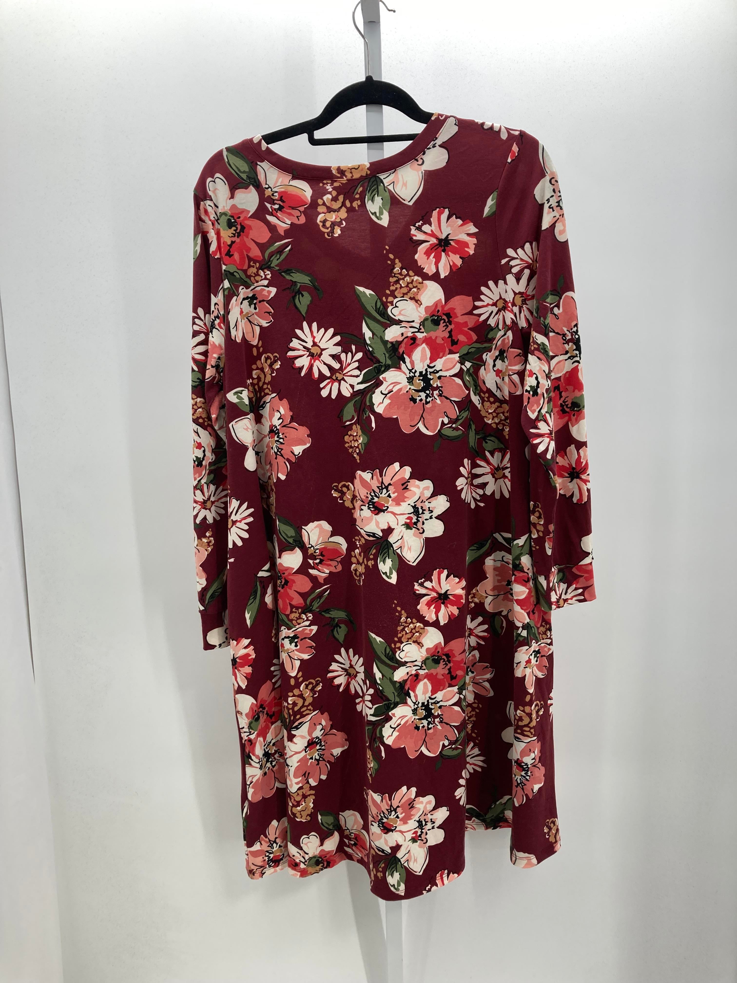 Lularoe Size Large Misses Long Sleeve Dress