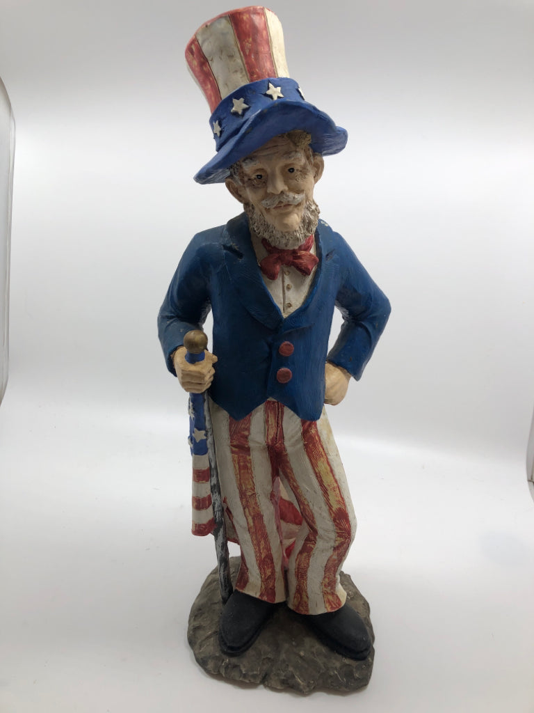 UNCLE SAM FIGURINE.