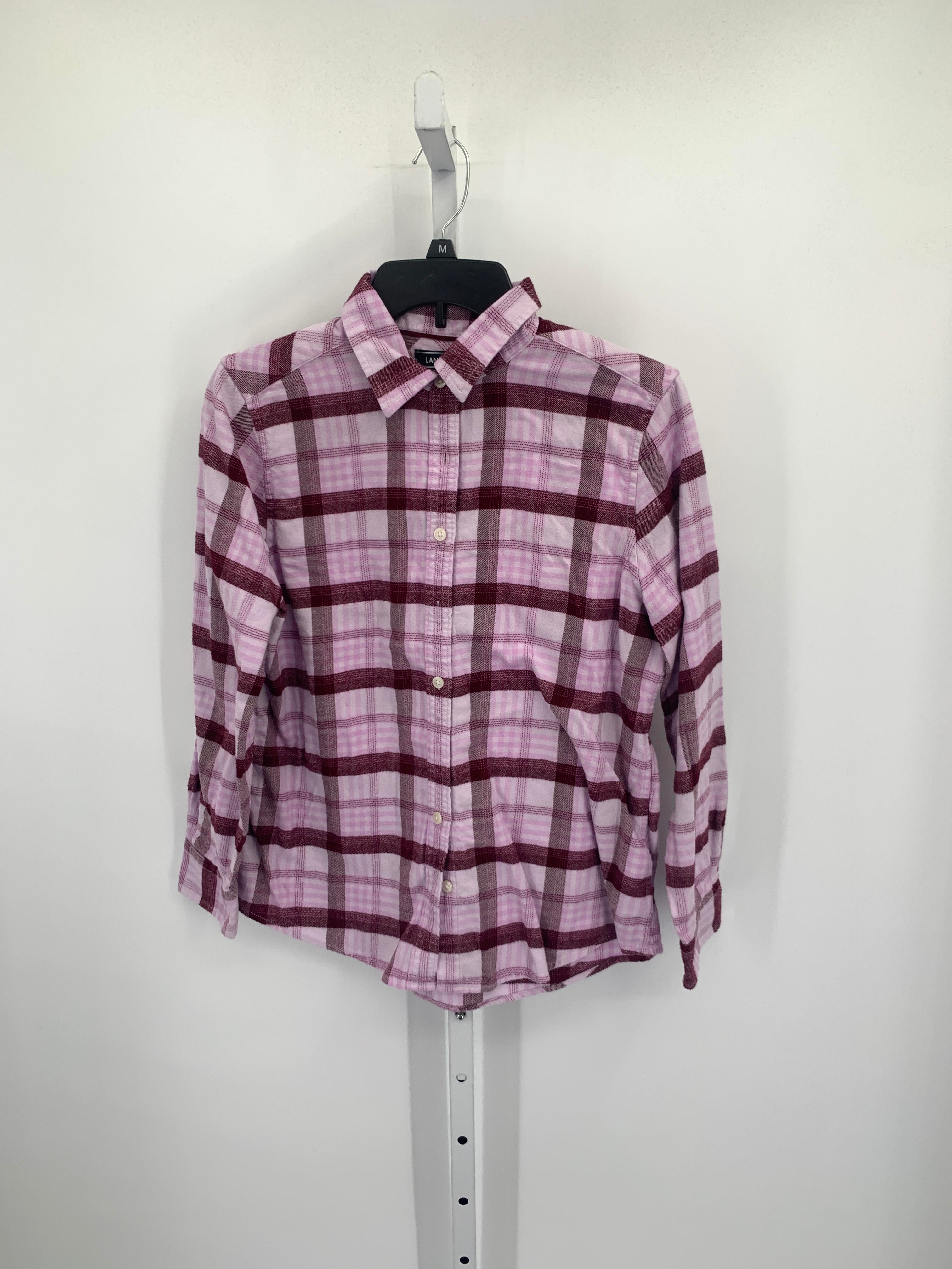 Lands End Size 10 Petite Petite Long Sleeve Shirt