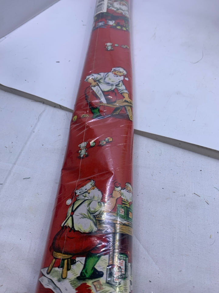 NIP SANTA WRAPPING PAPER.