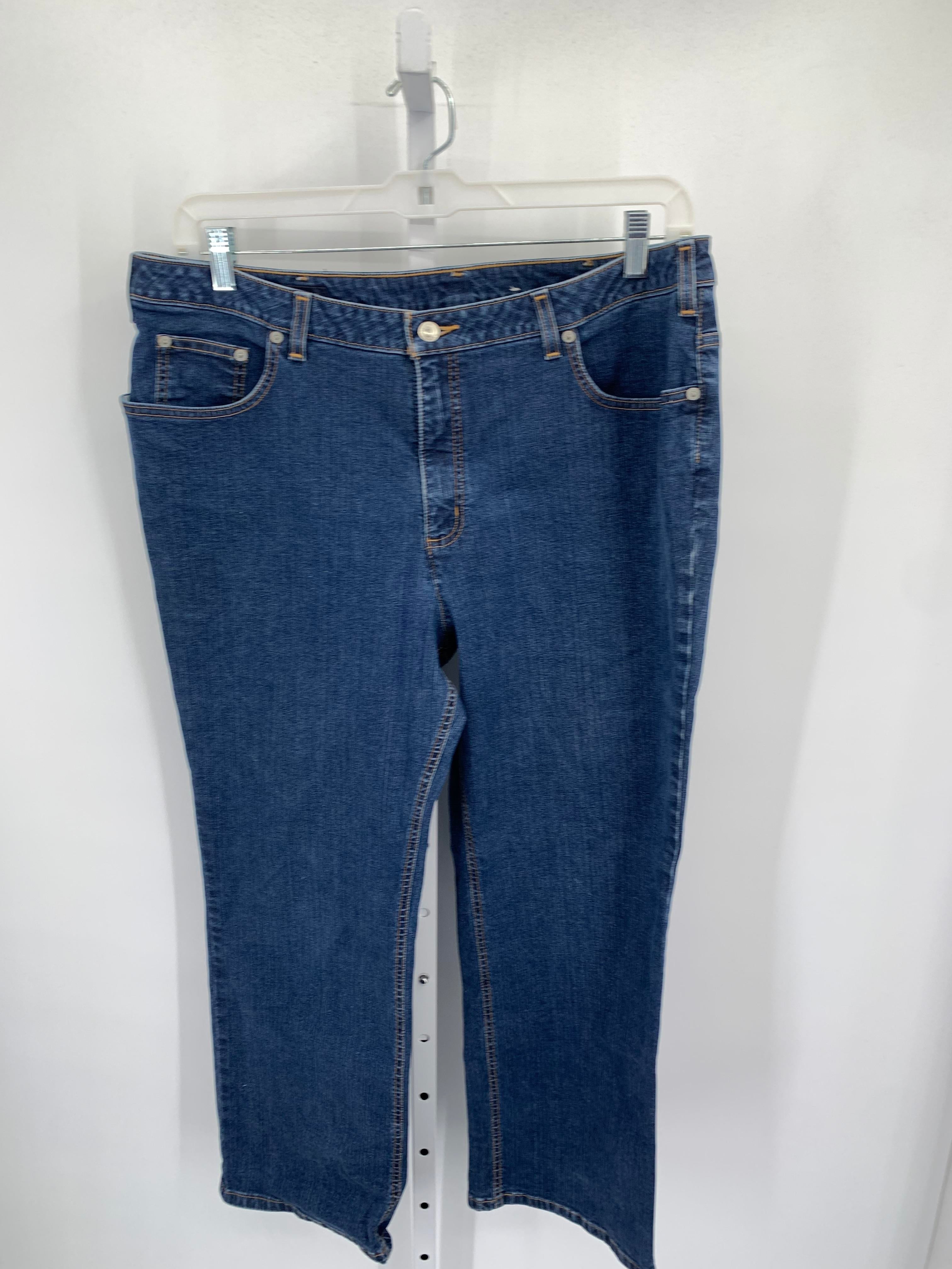 Lands End Size 18 W Womens Jeans