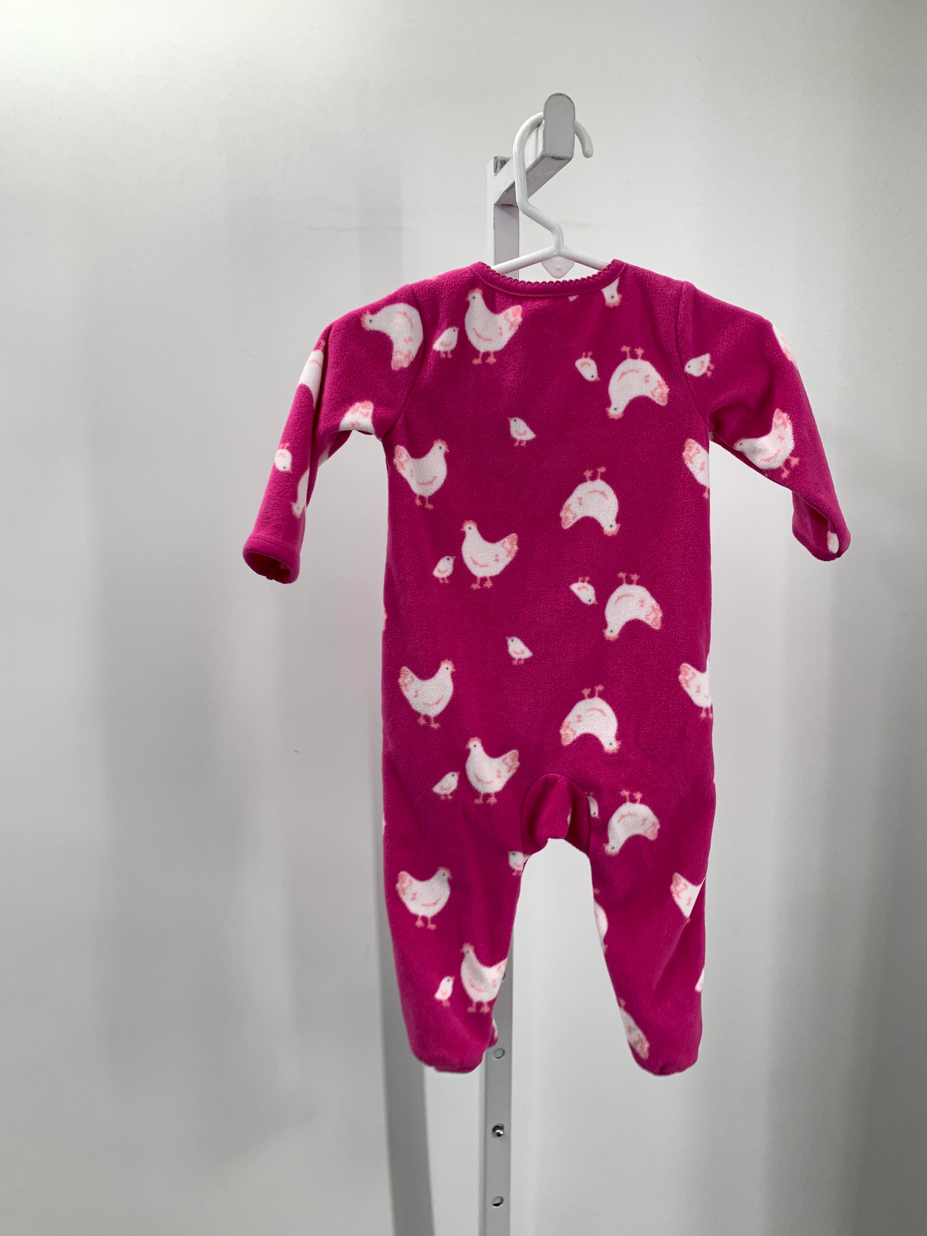 Carters Size 3-6 Months Girls Long Slv. Romper