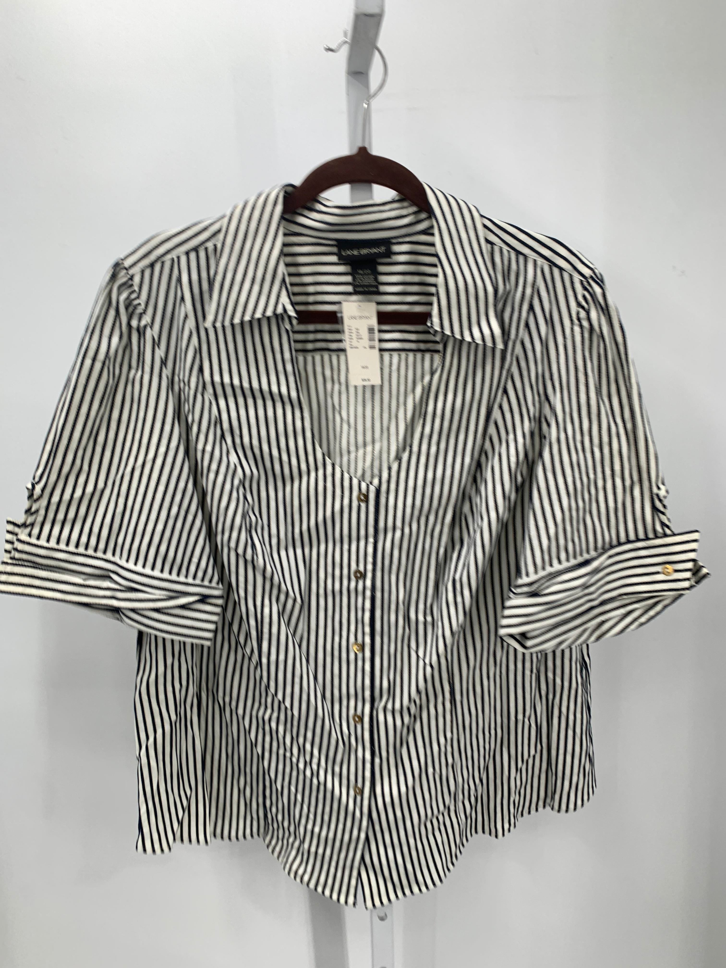 Lane Bryant Size 18/20 W Womens Short Sleeve Shirt