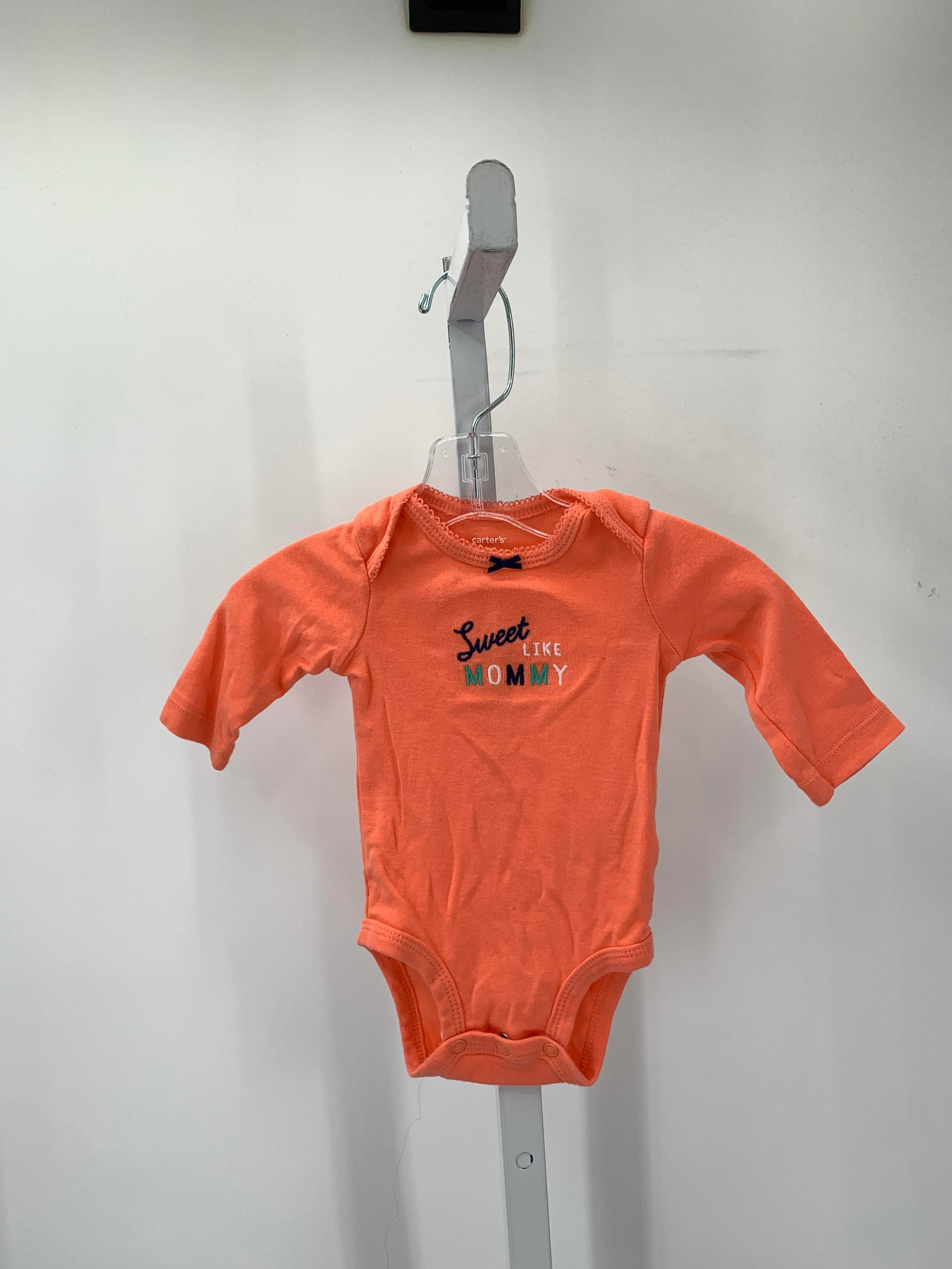 Carters Size 3 Months Girls Long Sleeve Shirt
