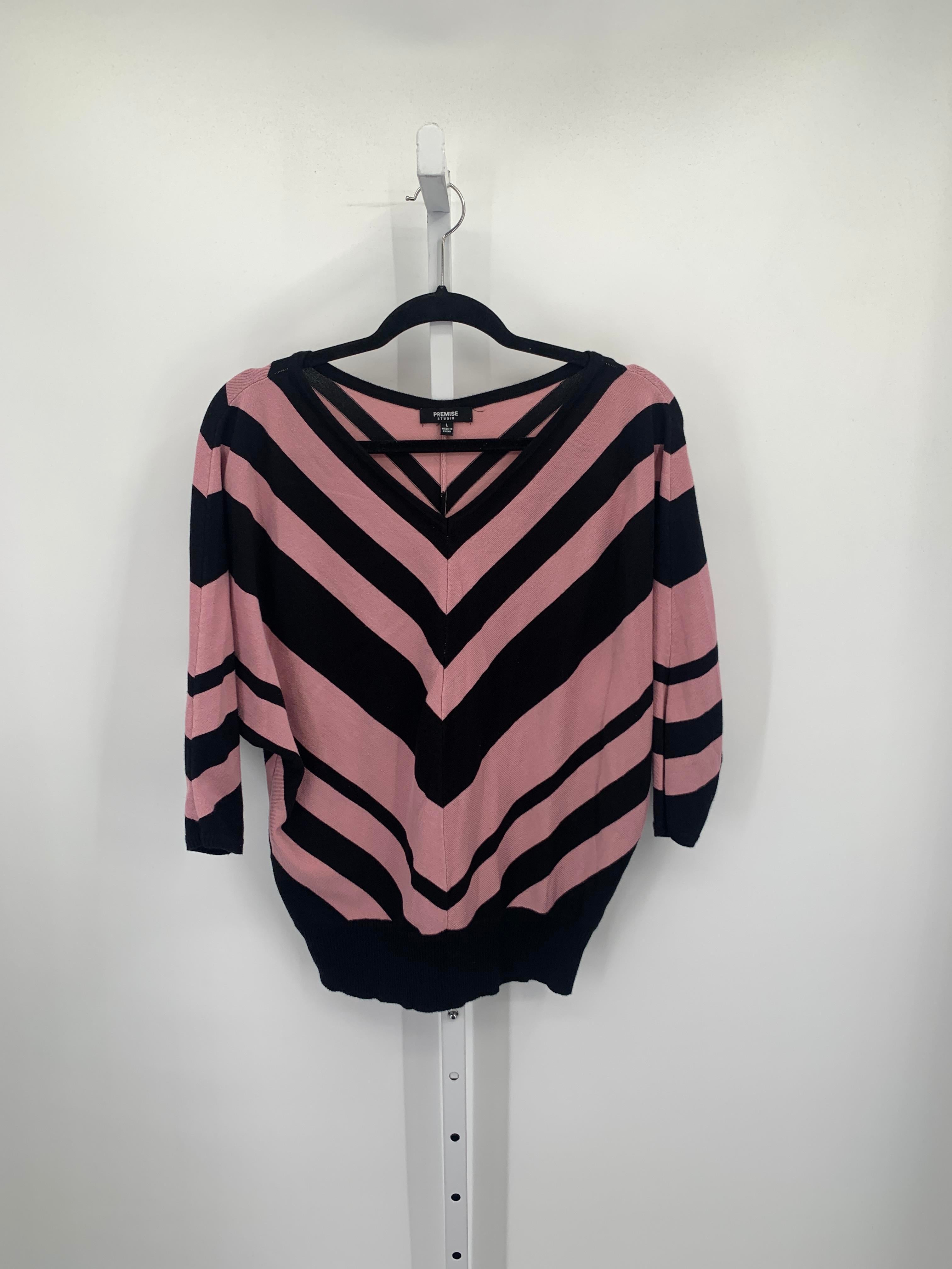 Premise Size Large Misses Short Slv Sweater