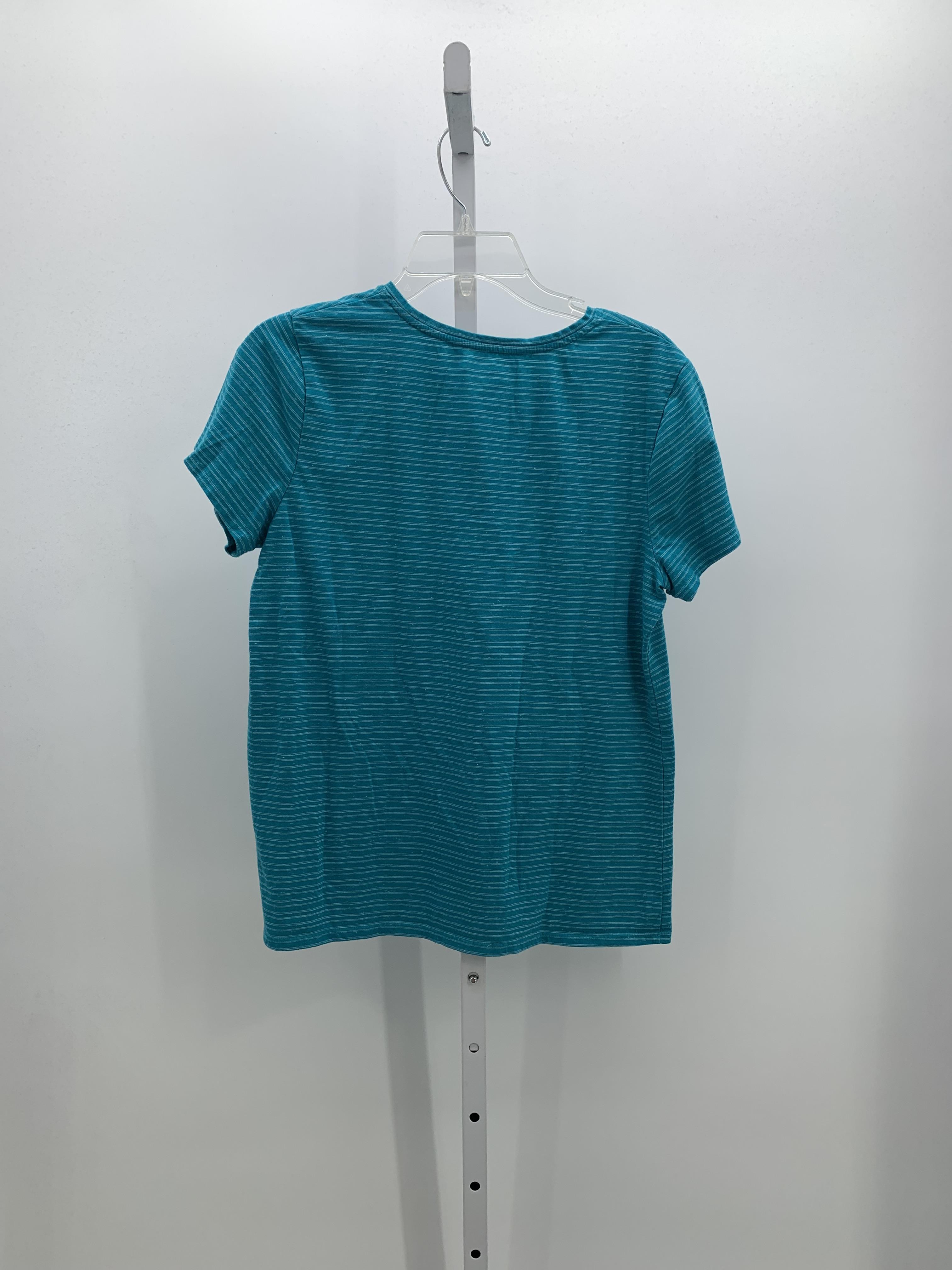Croft & Barrow Size Medium Misses Short Sleeve Shirt