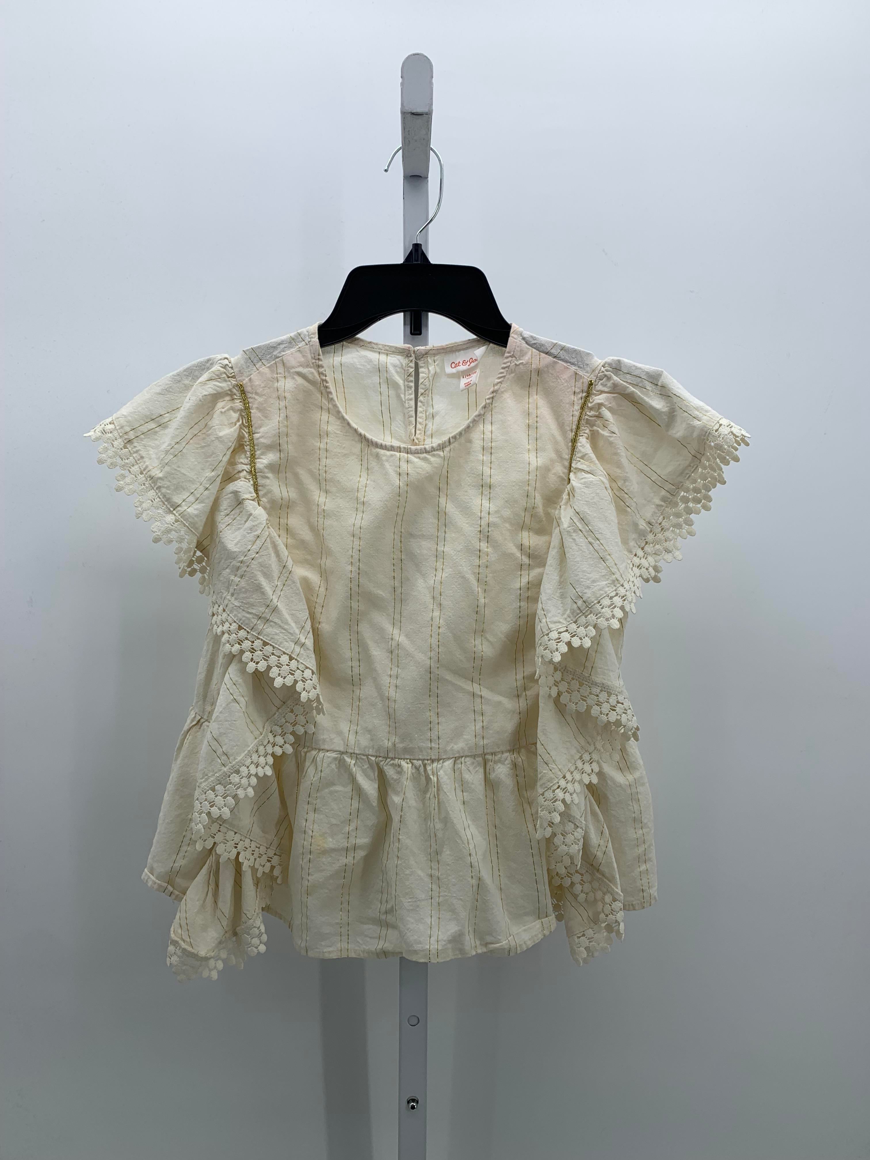 Cat & Jack Size 10-12 Girls Short Sleeve Shirt