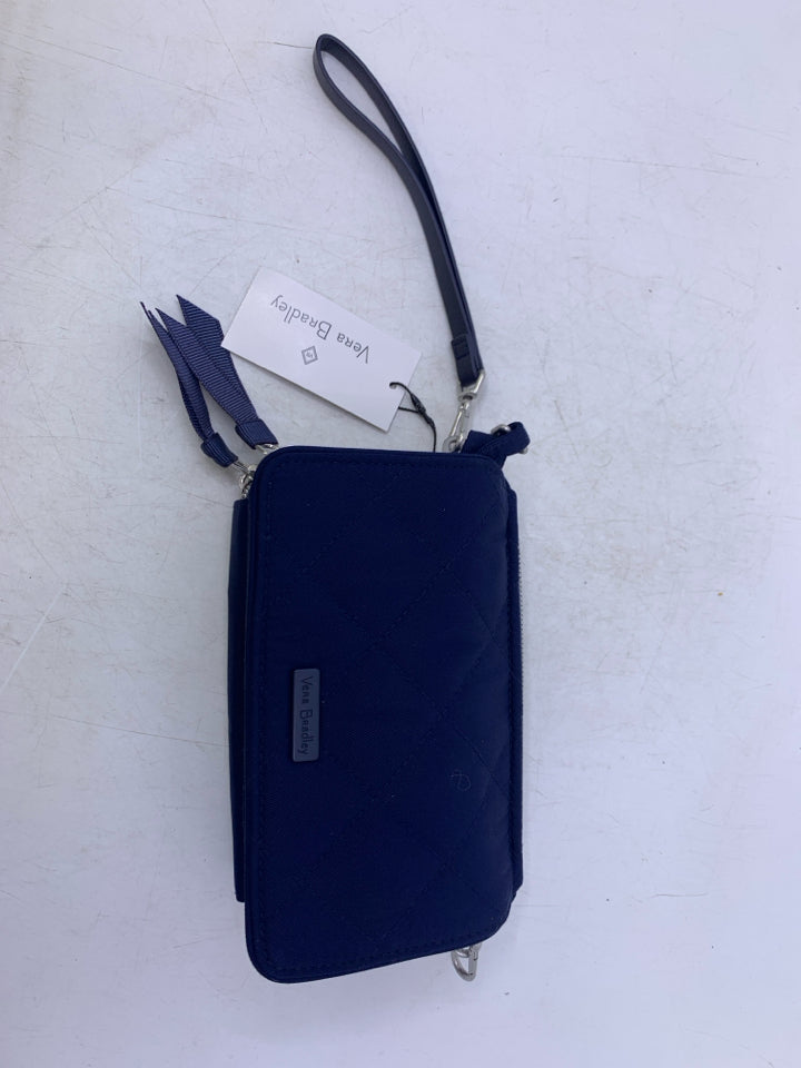 Vera Bradley RFID All In One Crossbody in Classic Navy- New With Tags