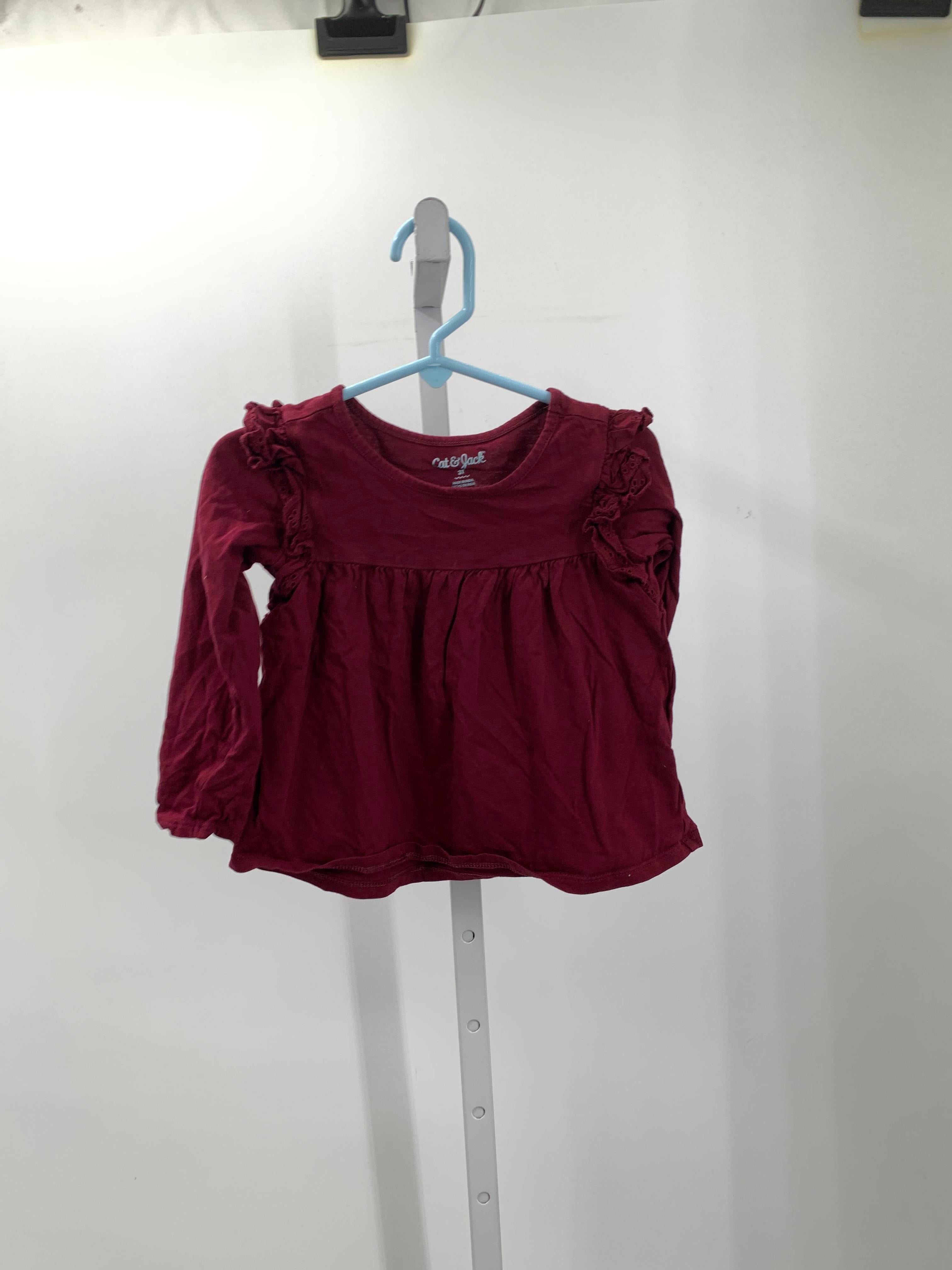 Cat & Jack Size 3T Girls Long Sleeve Shirt