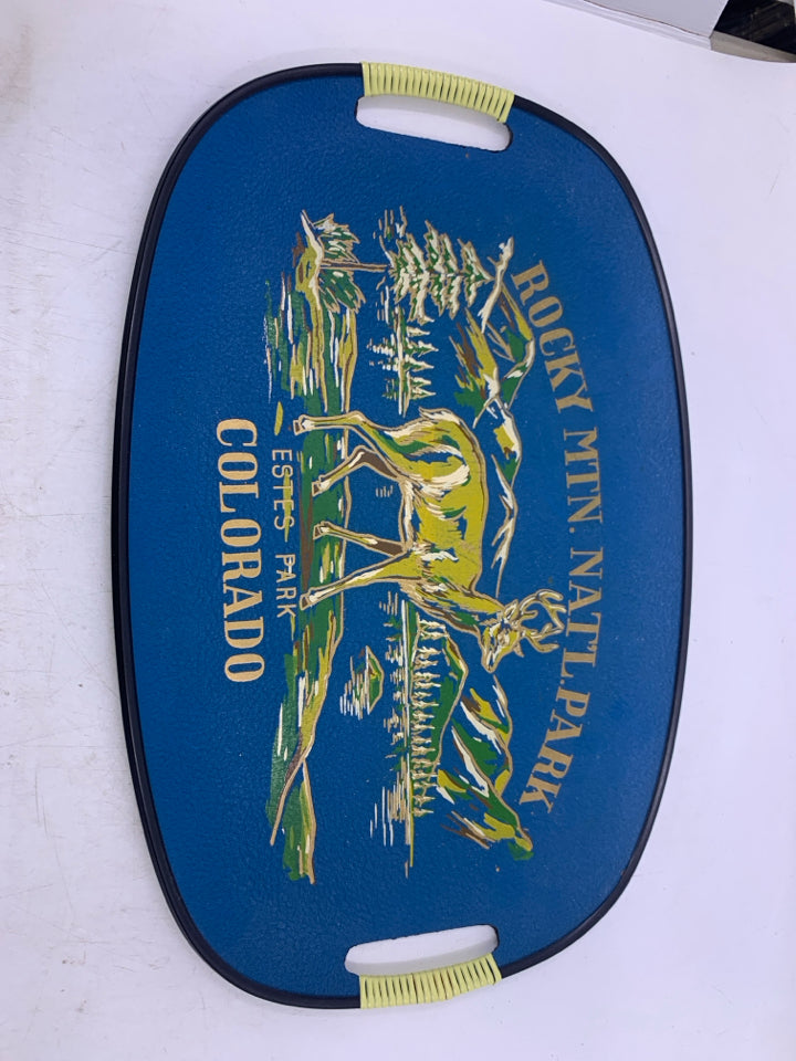 BLUE ROCKY MTN NATIONAL PARK W/ DEER.