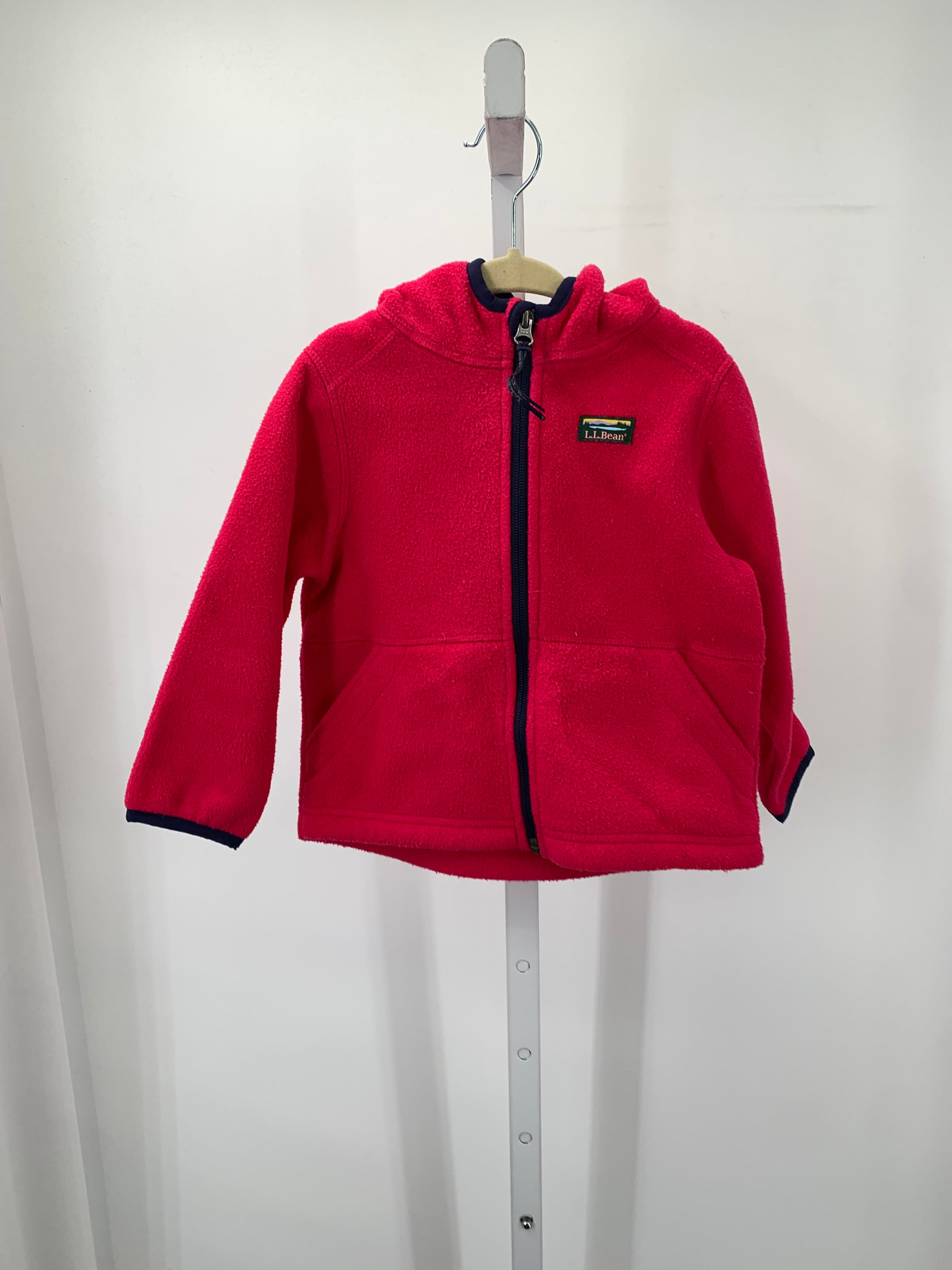 LL Bean Size 2T Girls Fleece