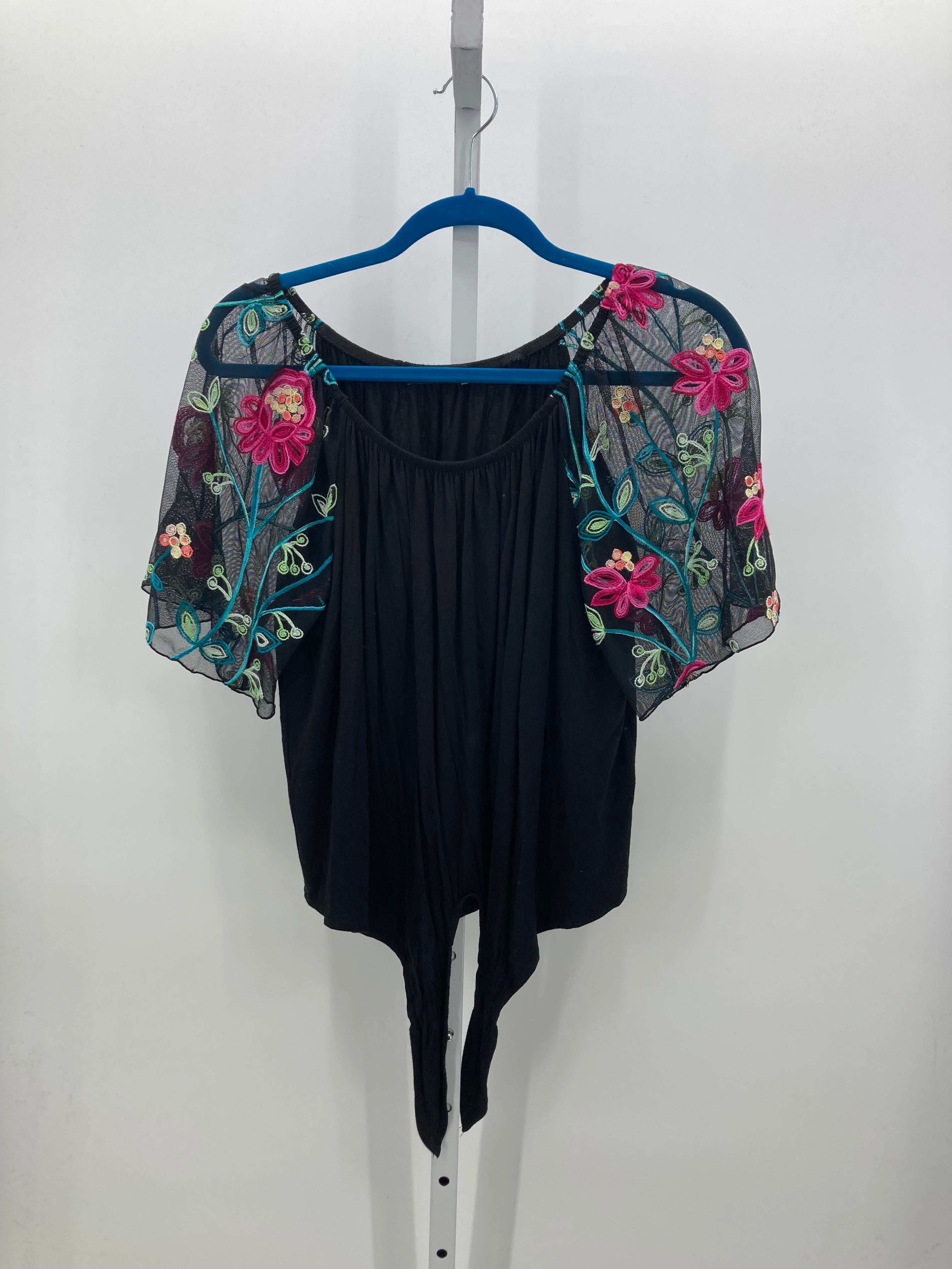 Kim & Cami Size Medium Misses Short Sleeve Shirt