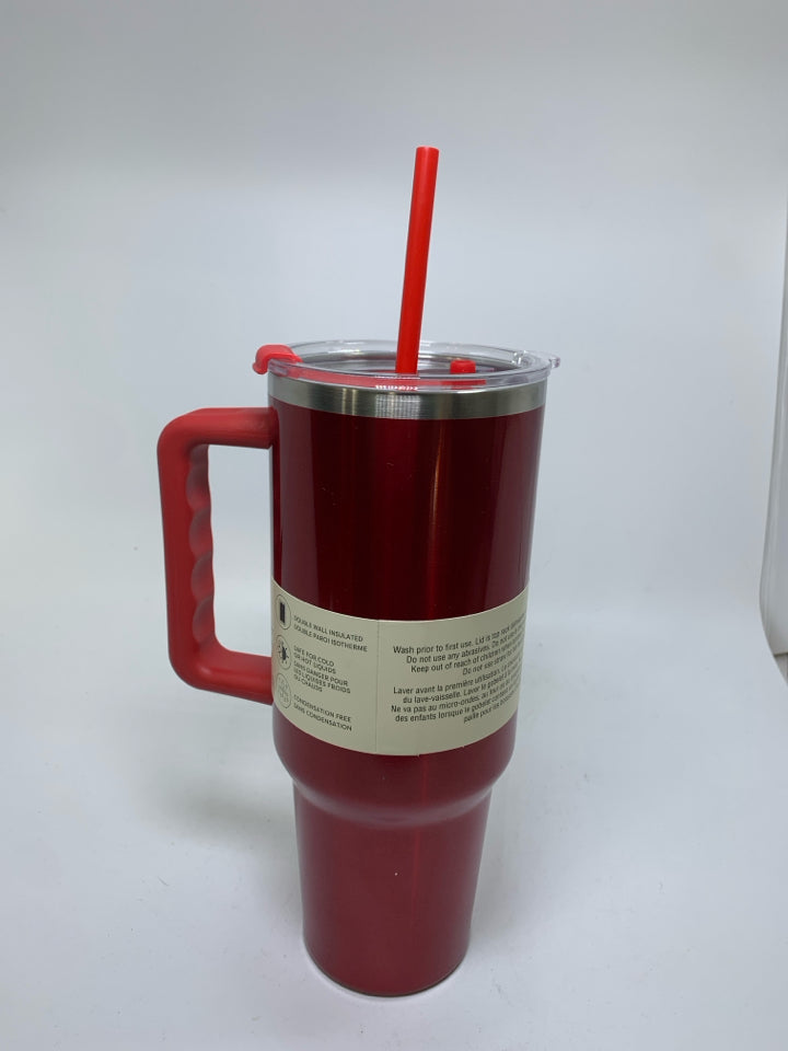 NWT STAINLESS STEEL TRAVEL TUMBLER.