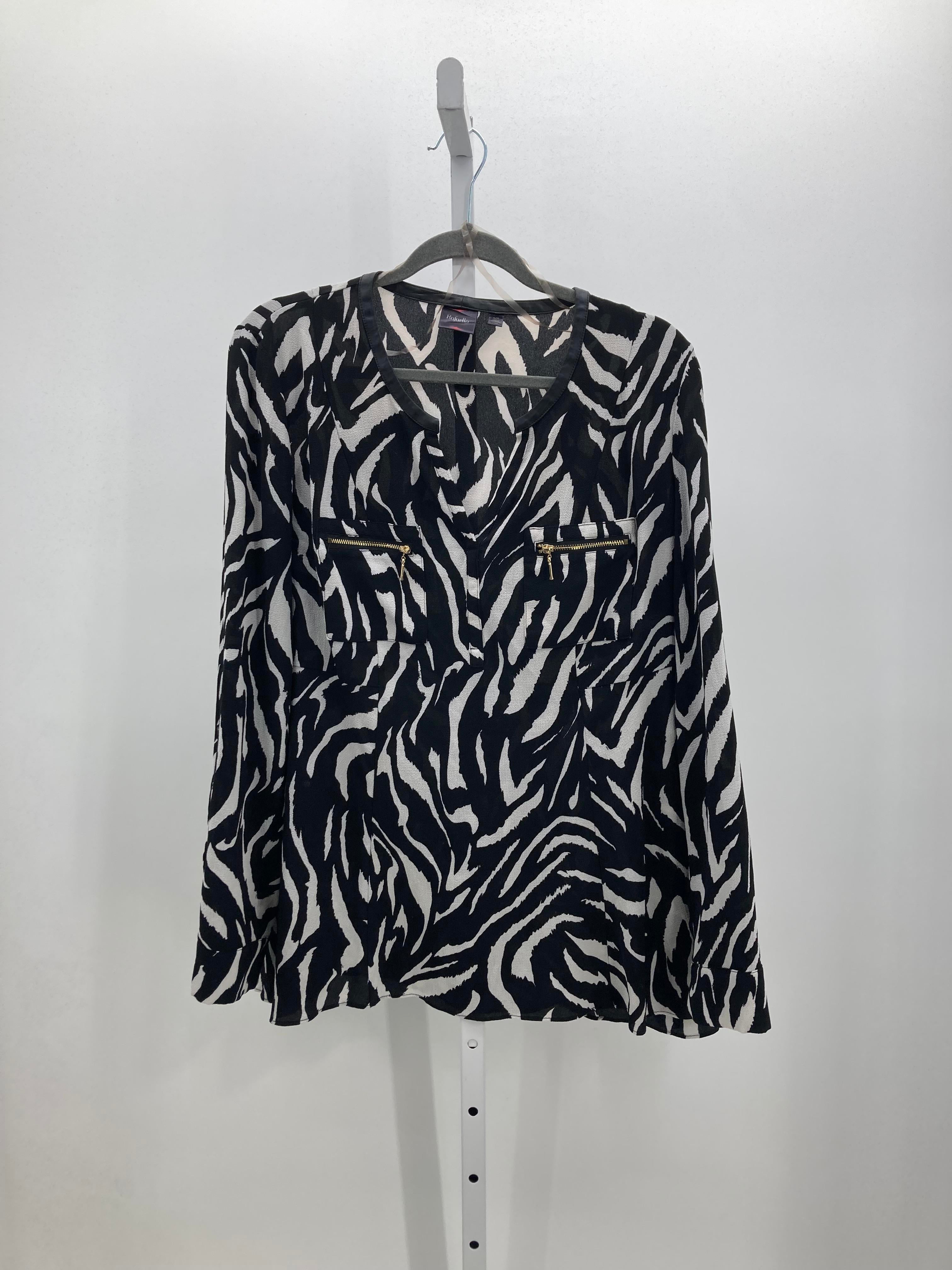 Rafaella Size Large Misses Long Sleeve Shirt