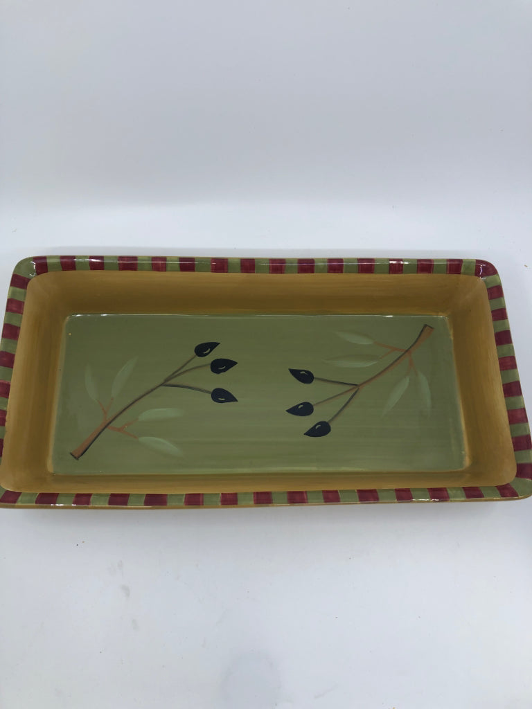 OLIVIA RECTANGLE DISH.