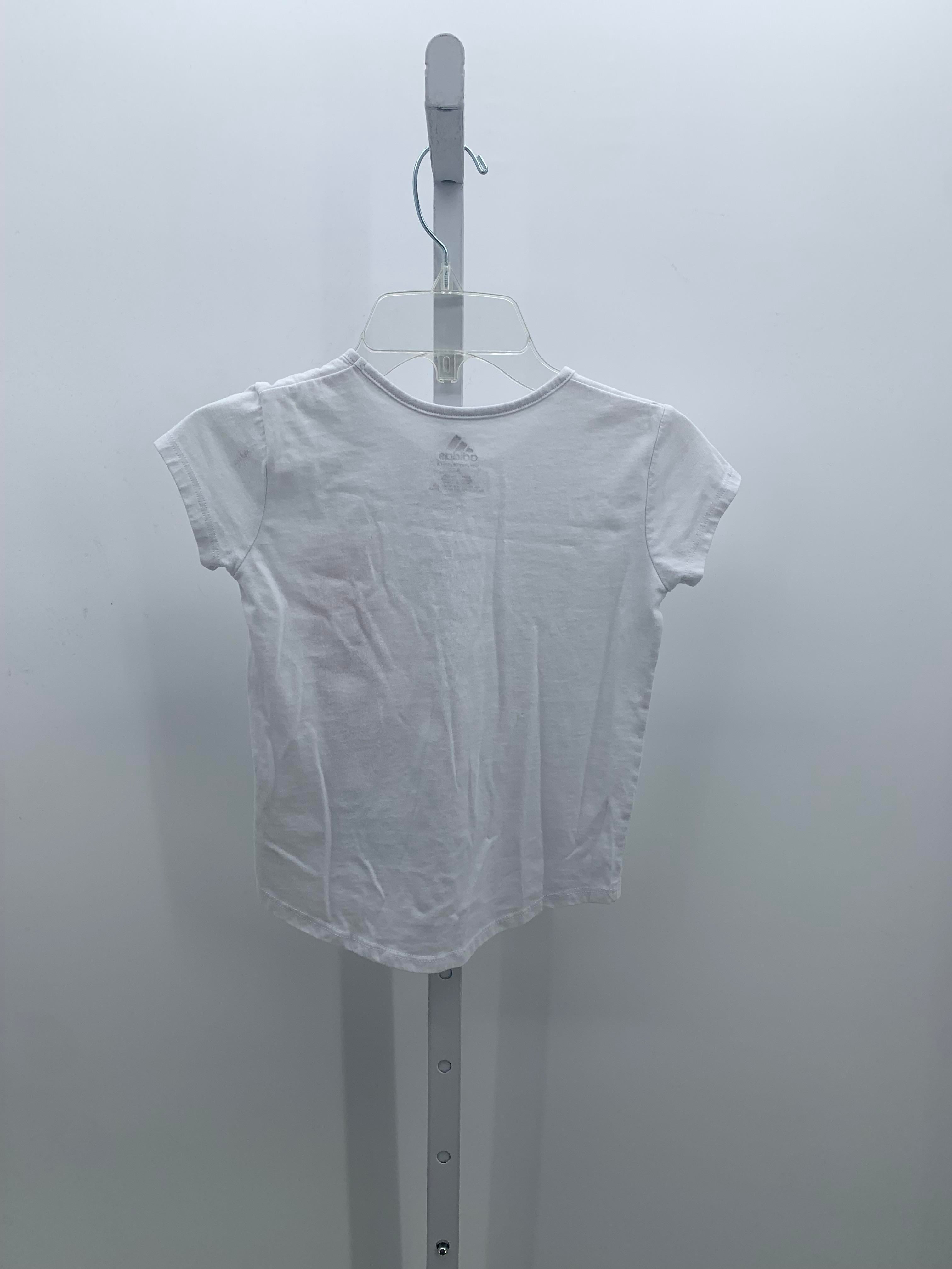 Adidas Size 5 Girls Short Sleeve Shirt