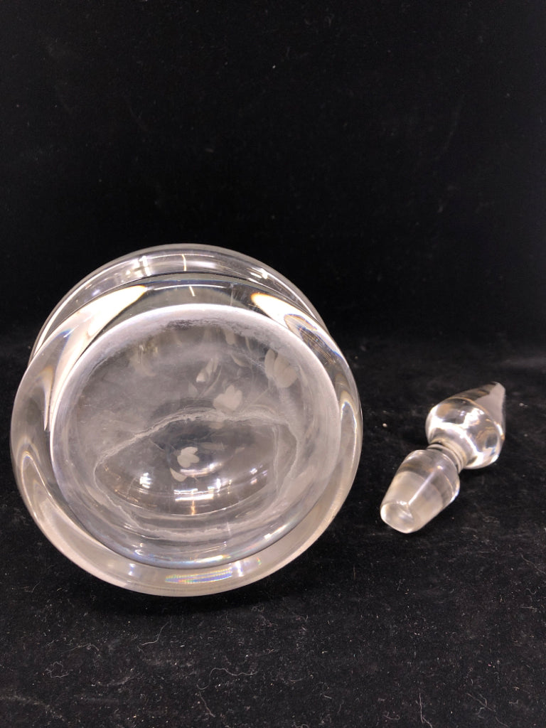 PRINCESS HOUSE CUT GLASS DECANTER.