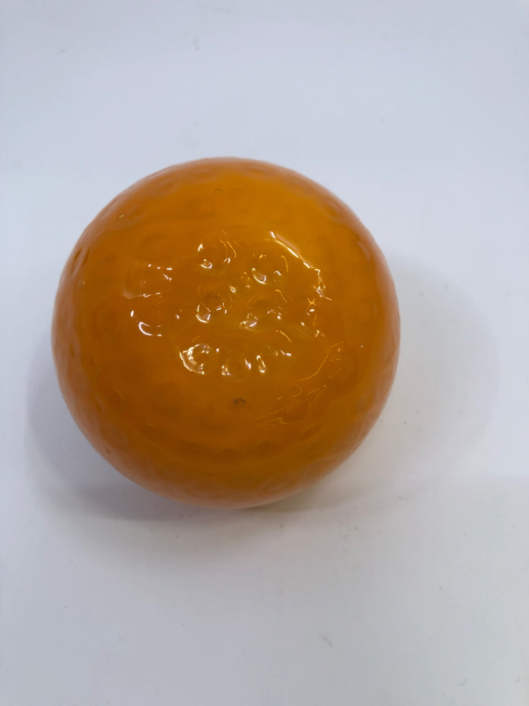 BLOWN GLASS ORANGE.