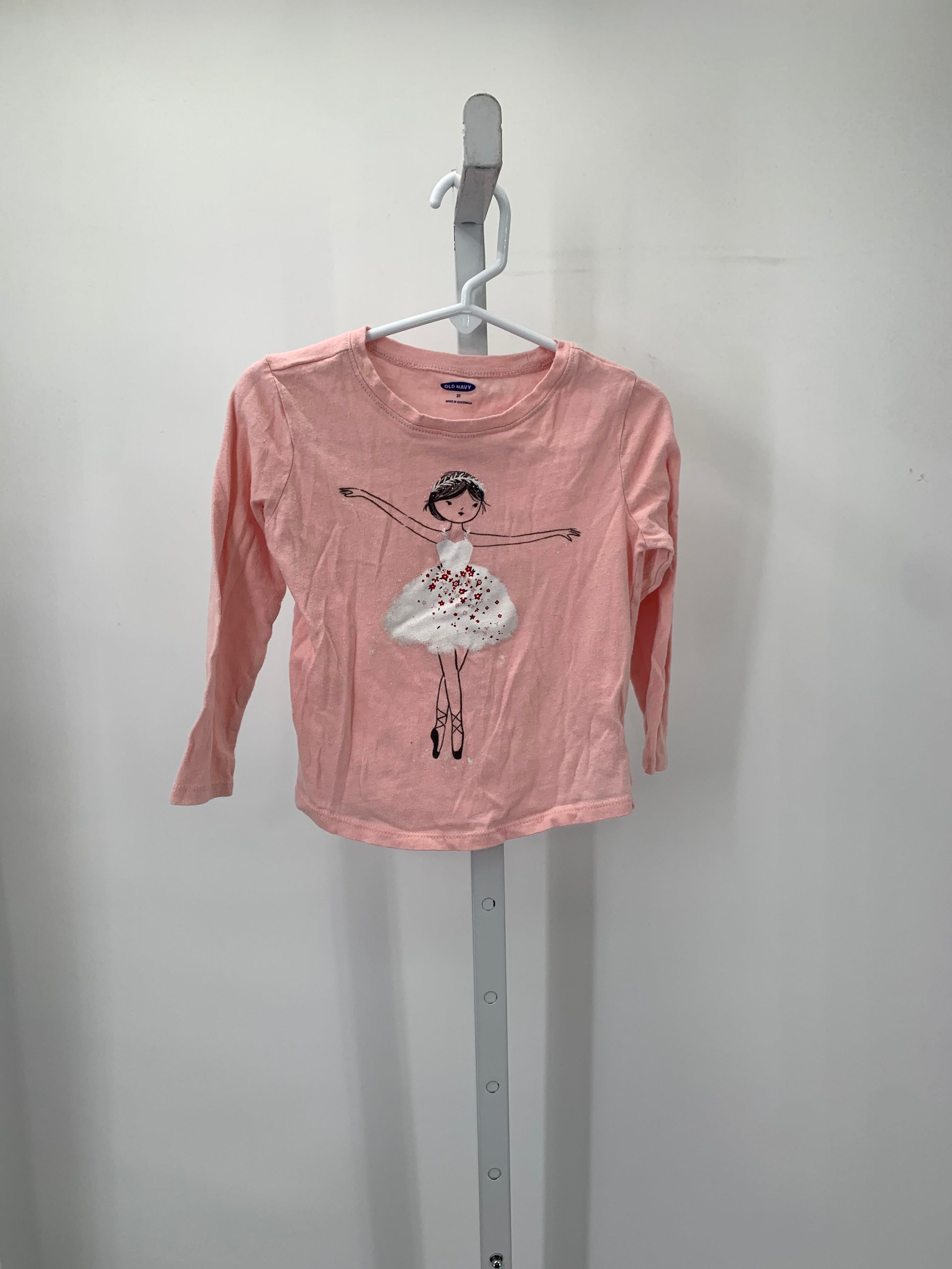 Old Navy Size 3T Girls Long Sleeve Shirt