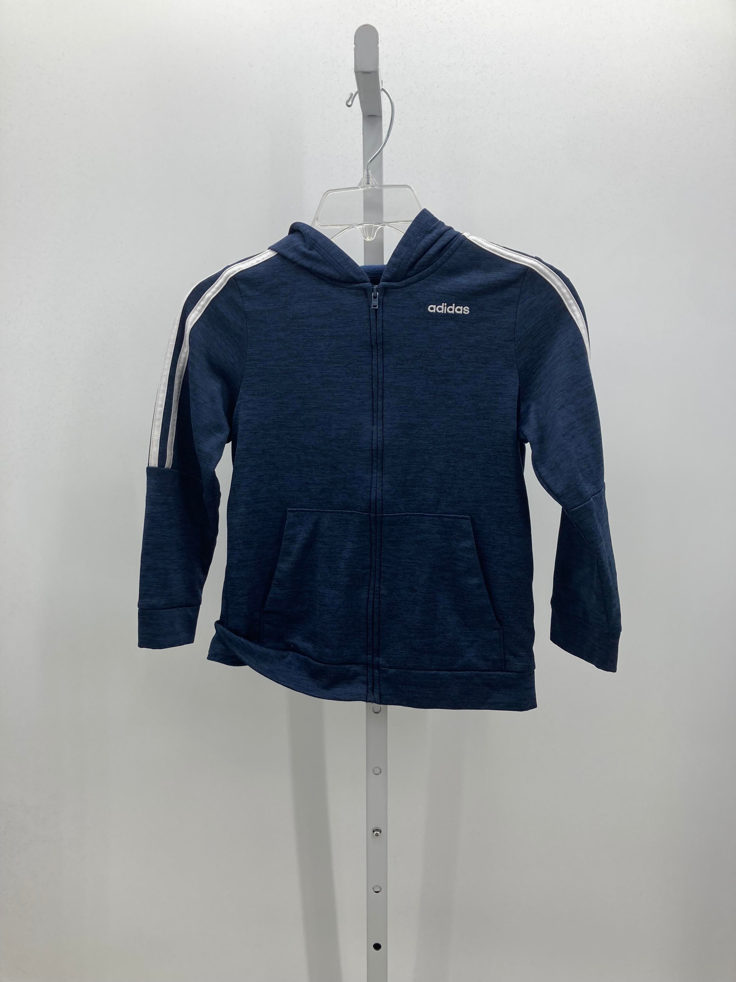 WHITE STRIPES HOODED ZIP