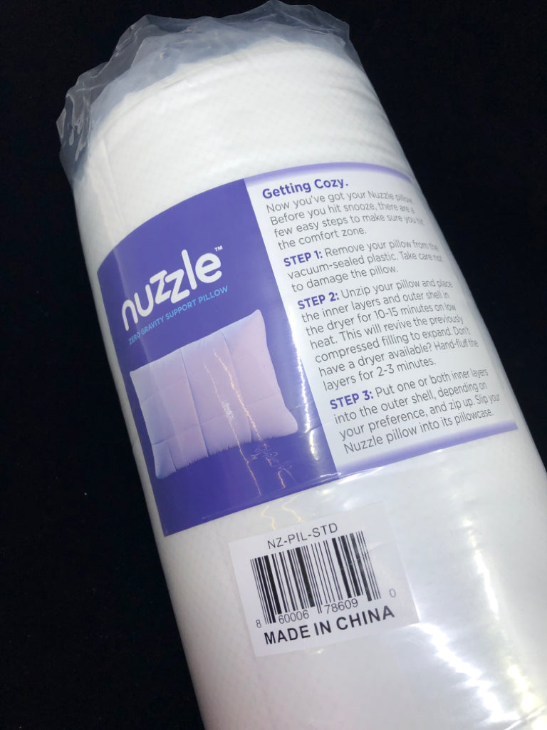 NIP NUZZLE ZERO GRAVITY SUPPORT PILLOW.