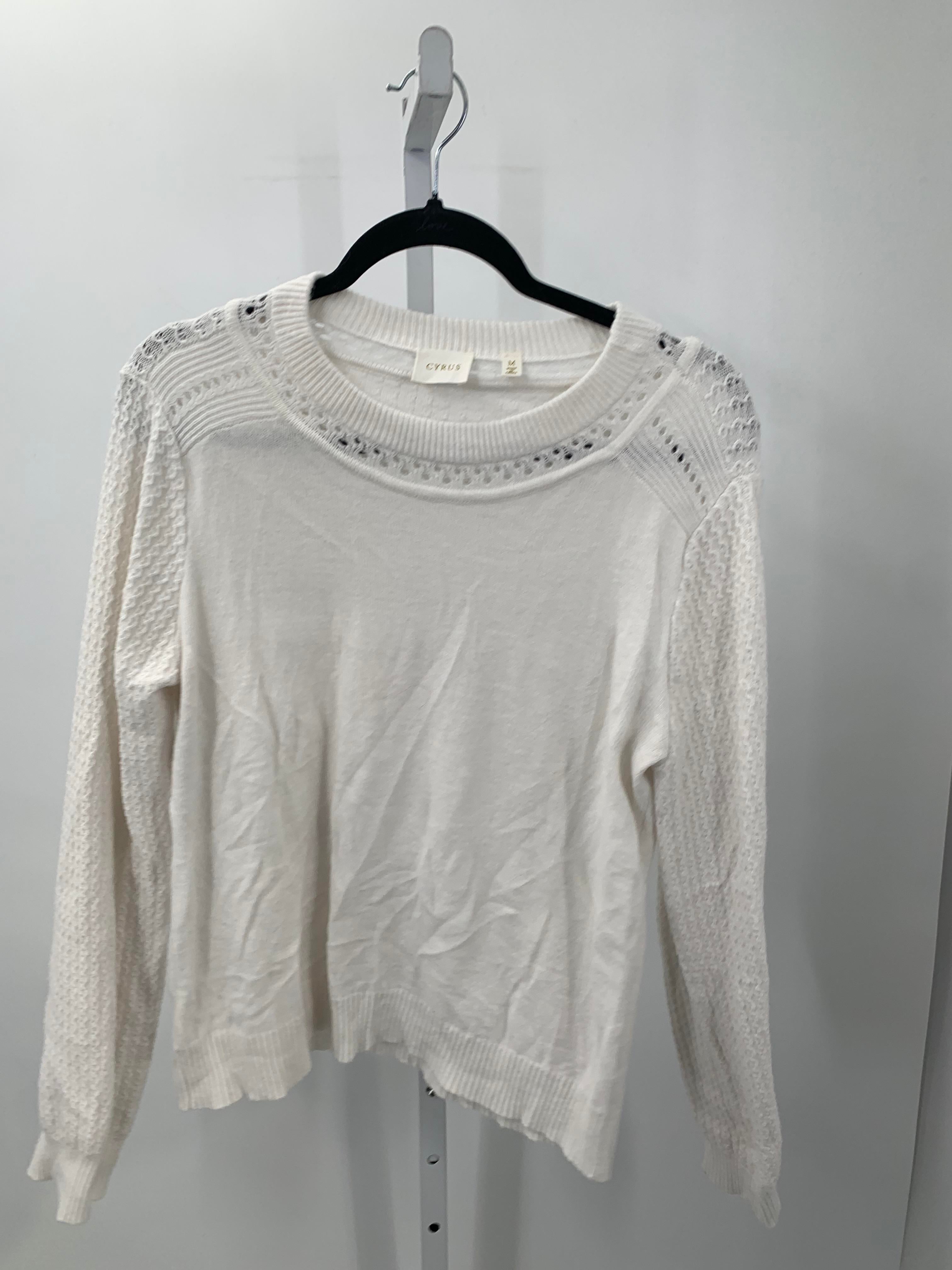 cyrus Size Medium Misses Long Slv Sweater