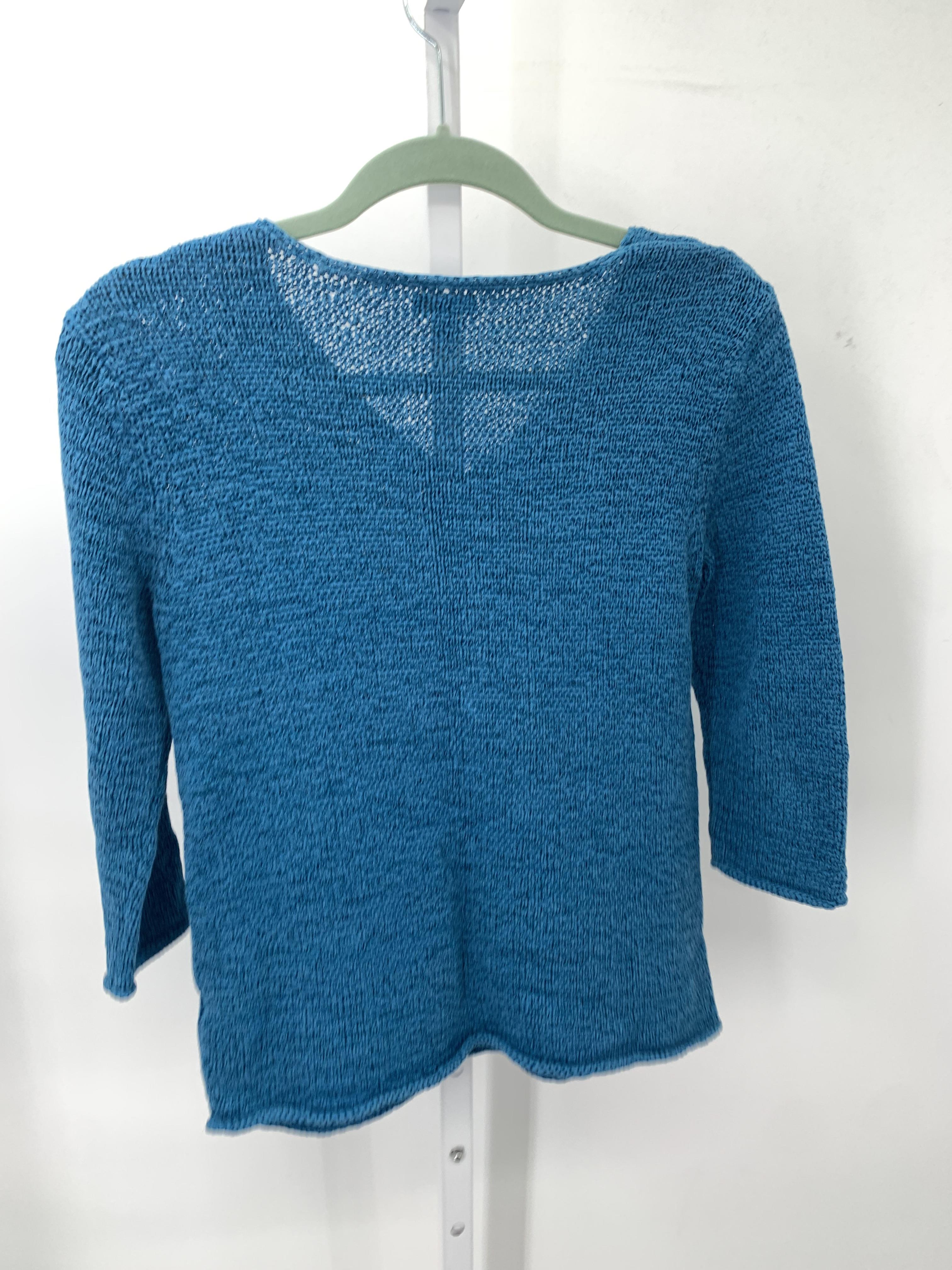 J-Jill Size Small Misses 3/4 Sleeve Sweater