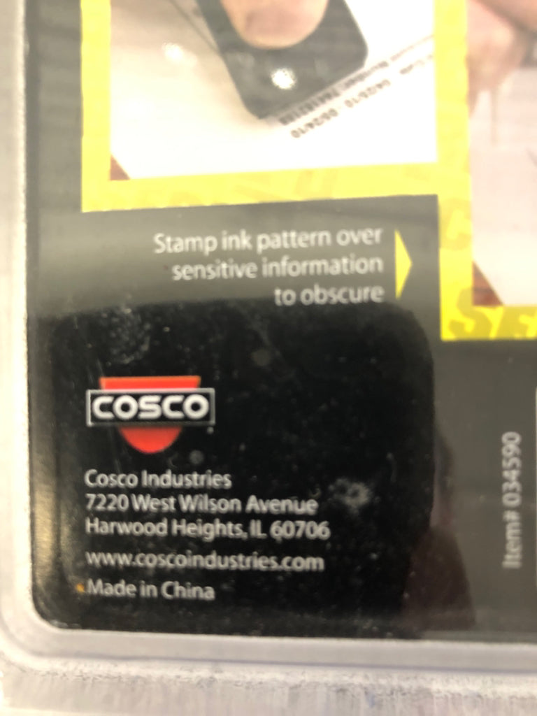 NIP SECURITY STAMP.