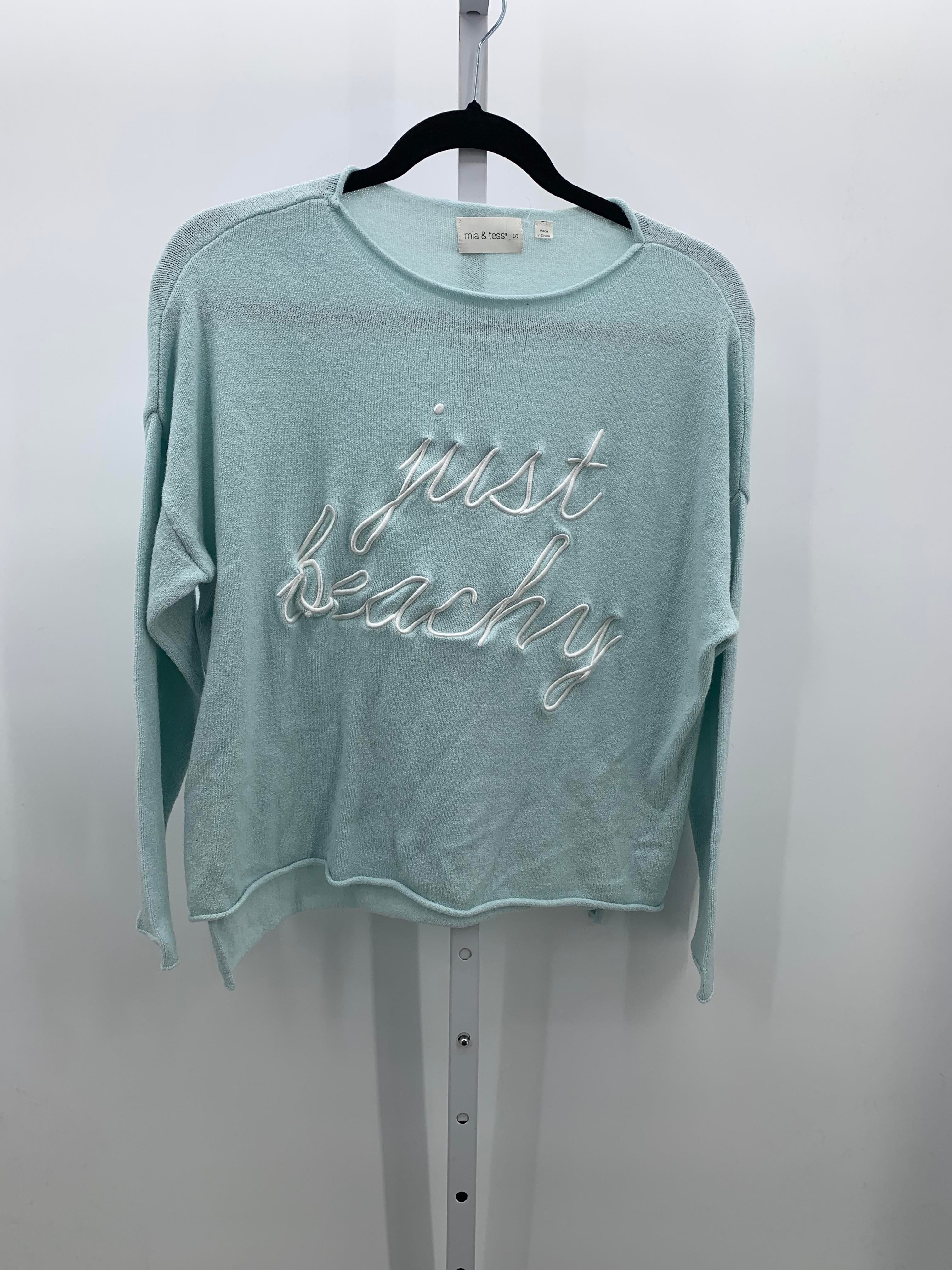 Mia & Tess Size Small Misses Long Slv Sweater