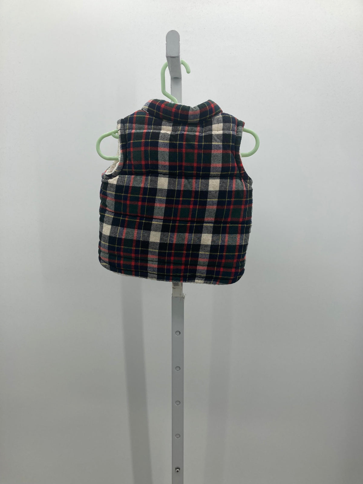 HOODED PLAID SHERPA LINED