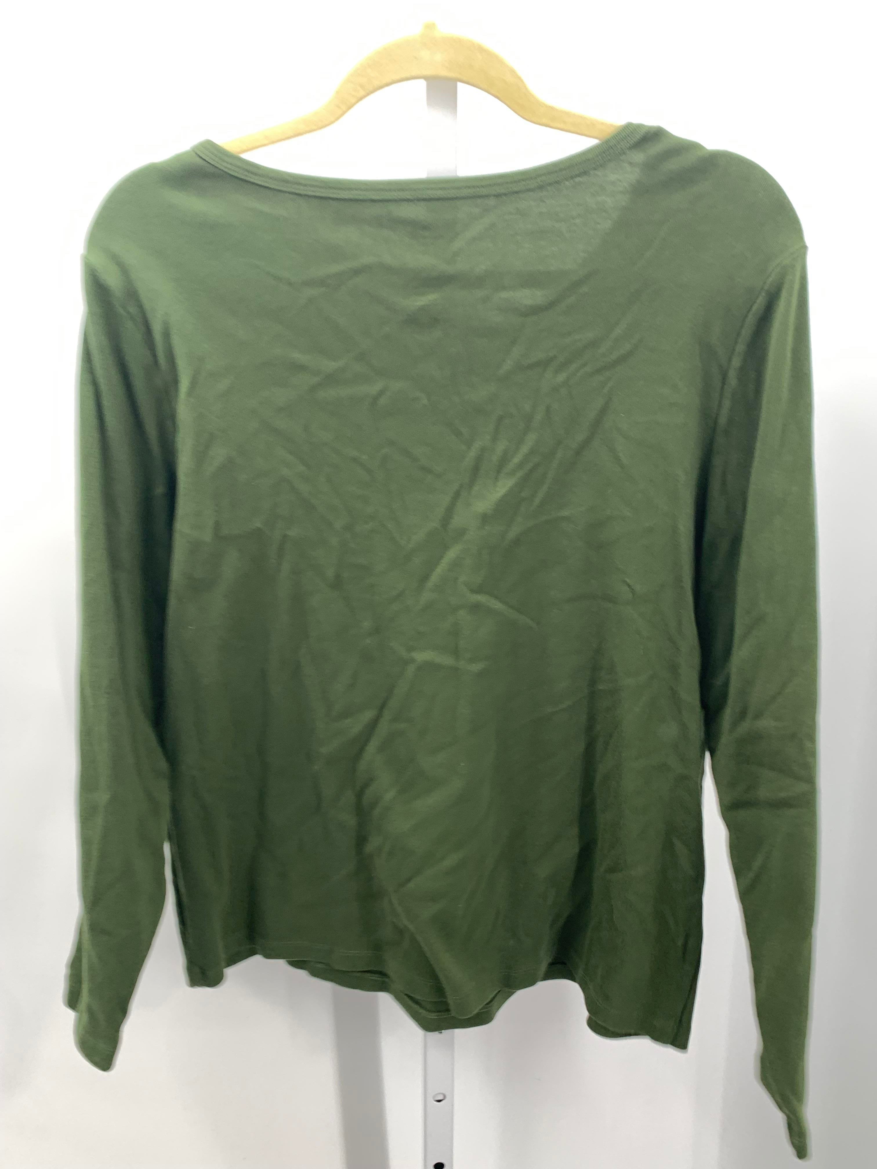 St. Johns Bay Size Extra Large Misses Long Sleeve Shirt