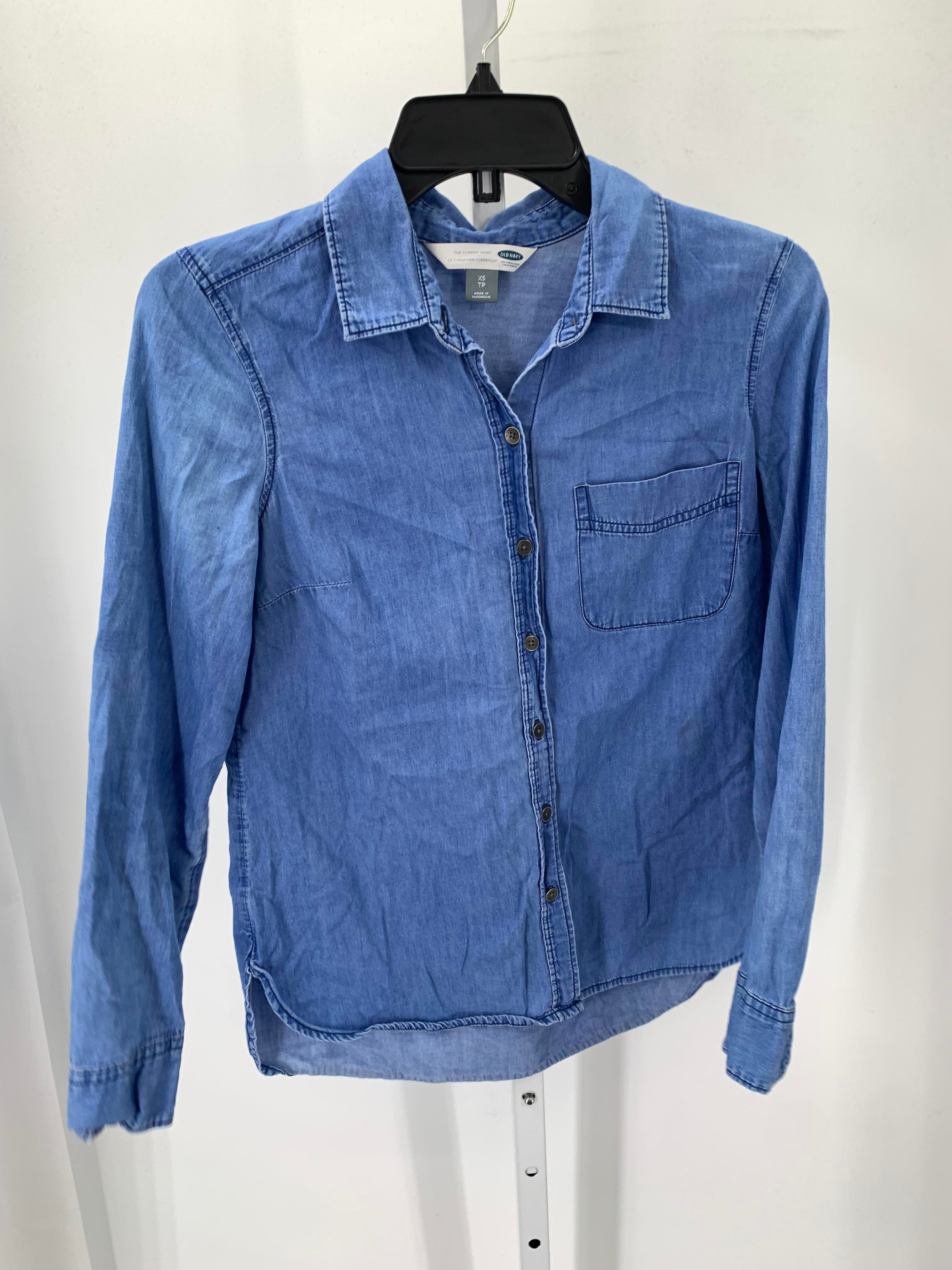 Old Navy Size X Small Misses Long Sleeve Shirt