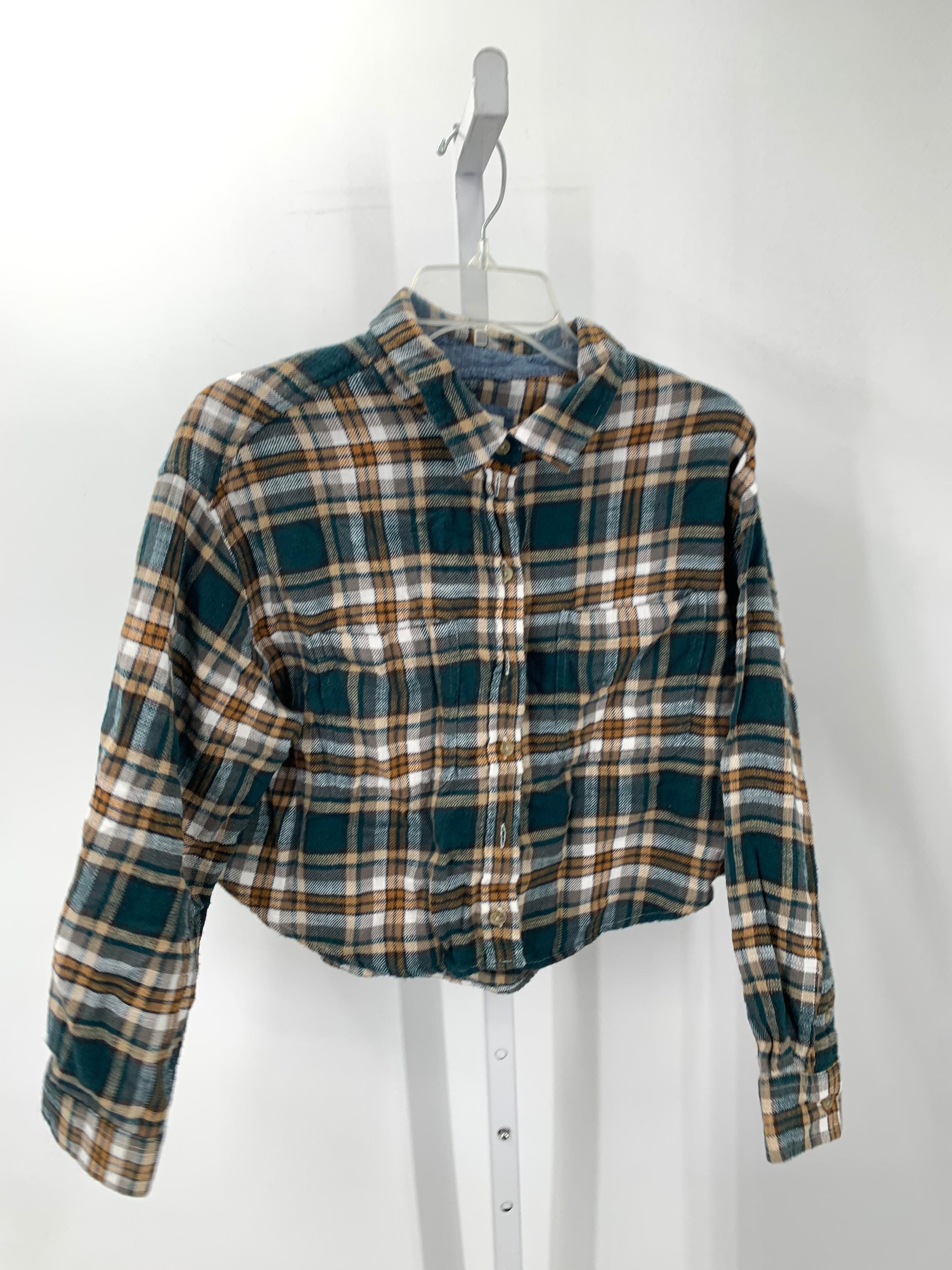 American Eagle Size Medium Juniors Long Sleeve Shirt