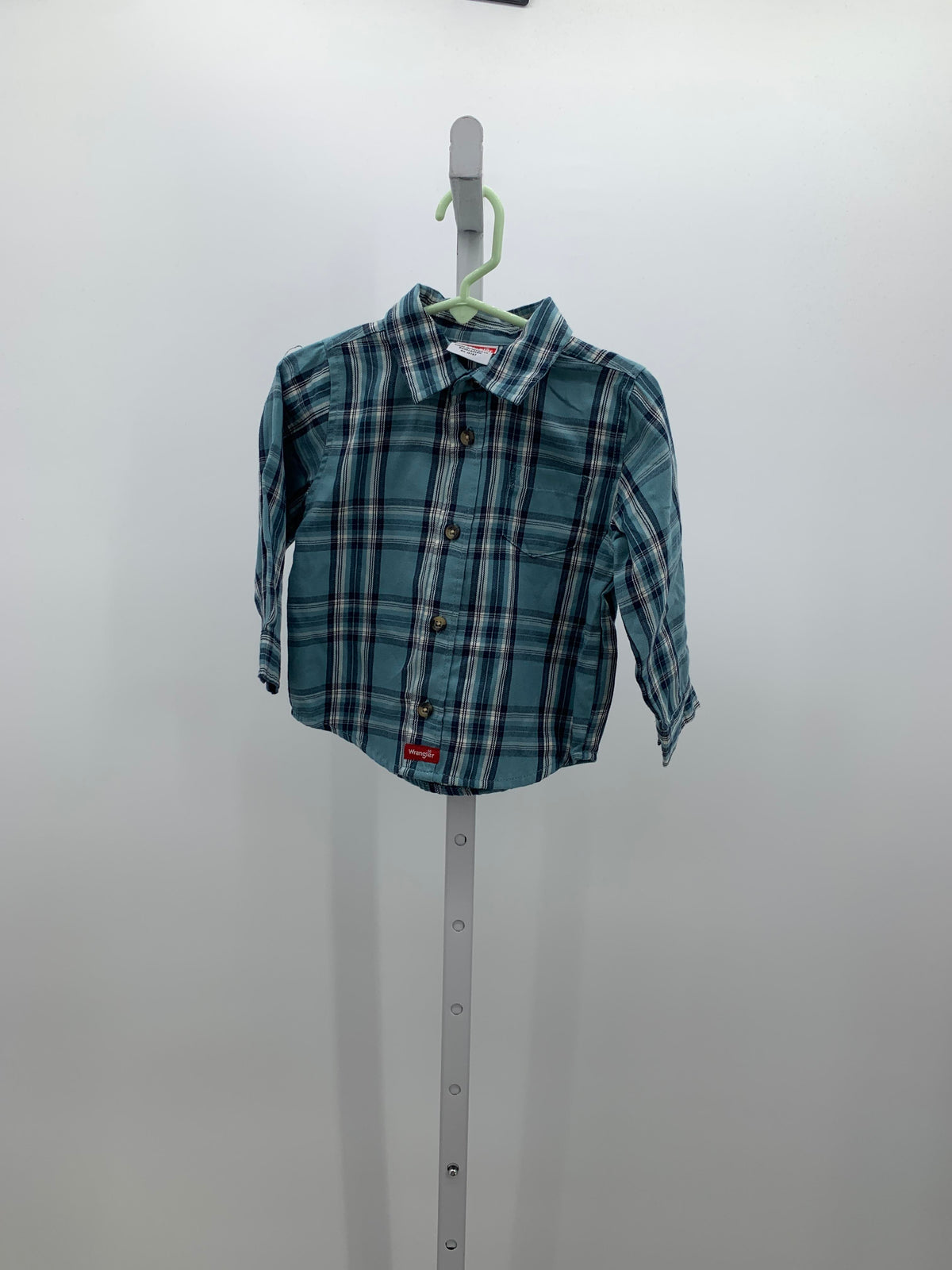 PLAID BTN DOWN