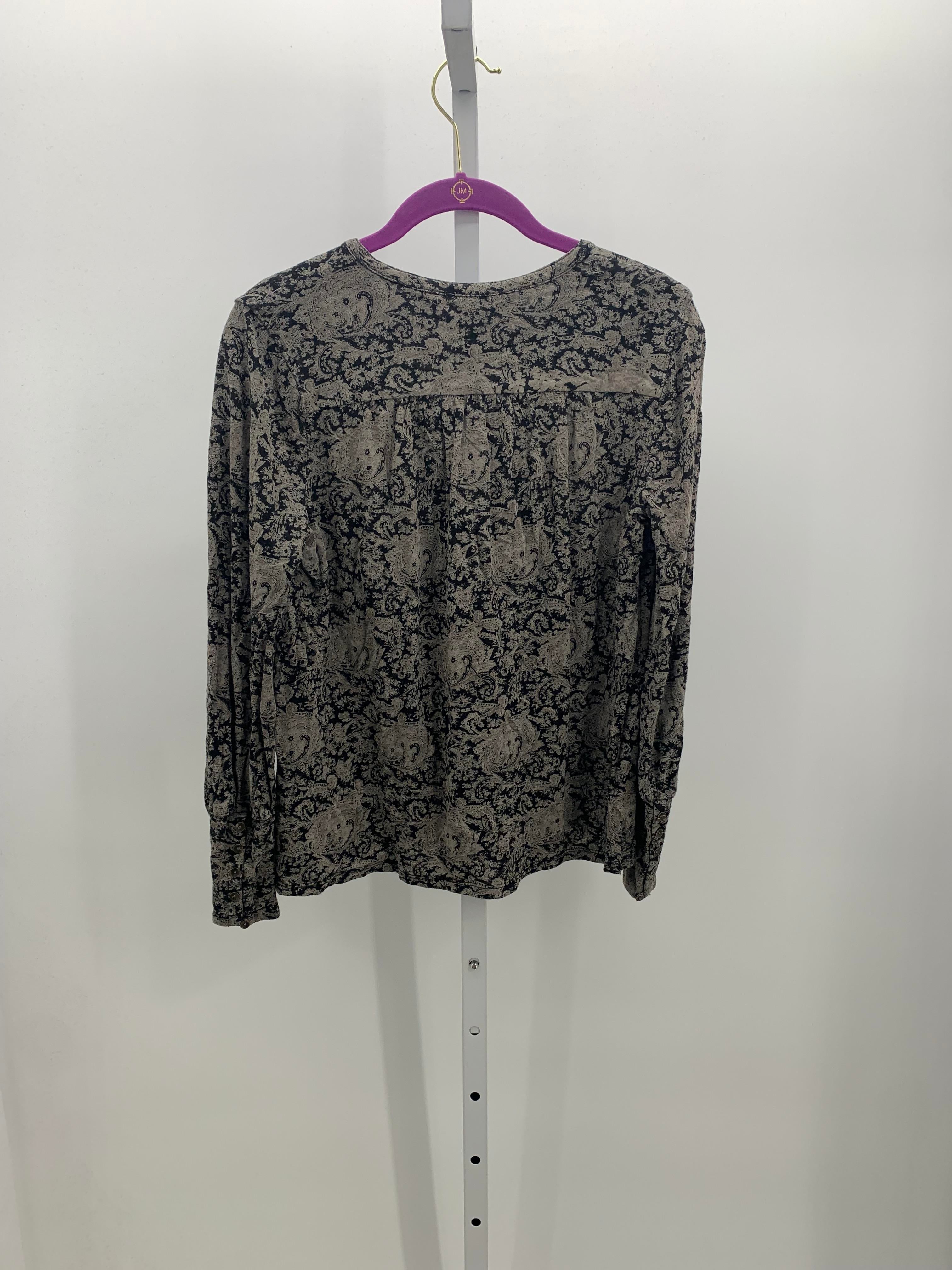Lucky Brand Size Small Misses Long Sleeve Shirt
