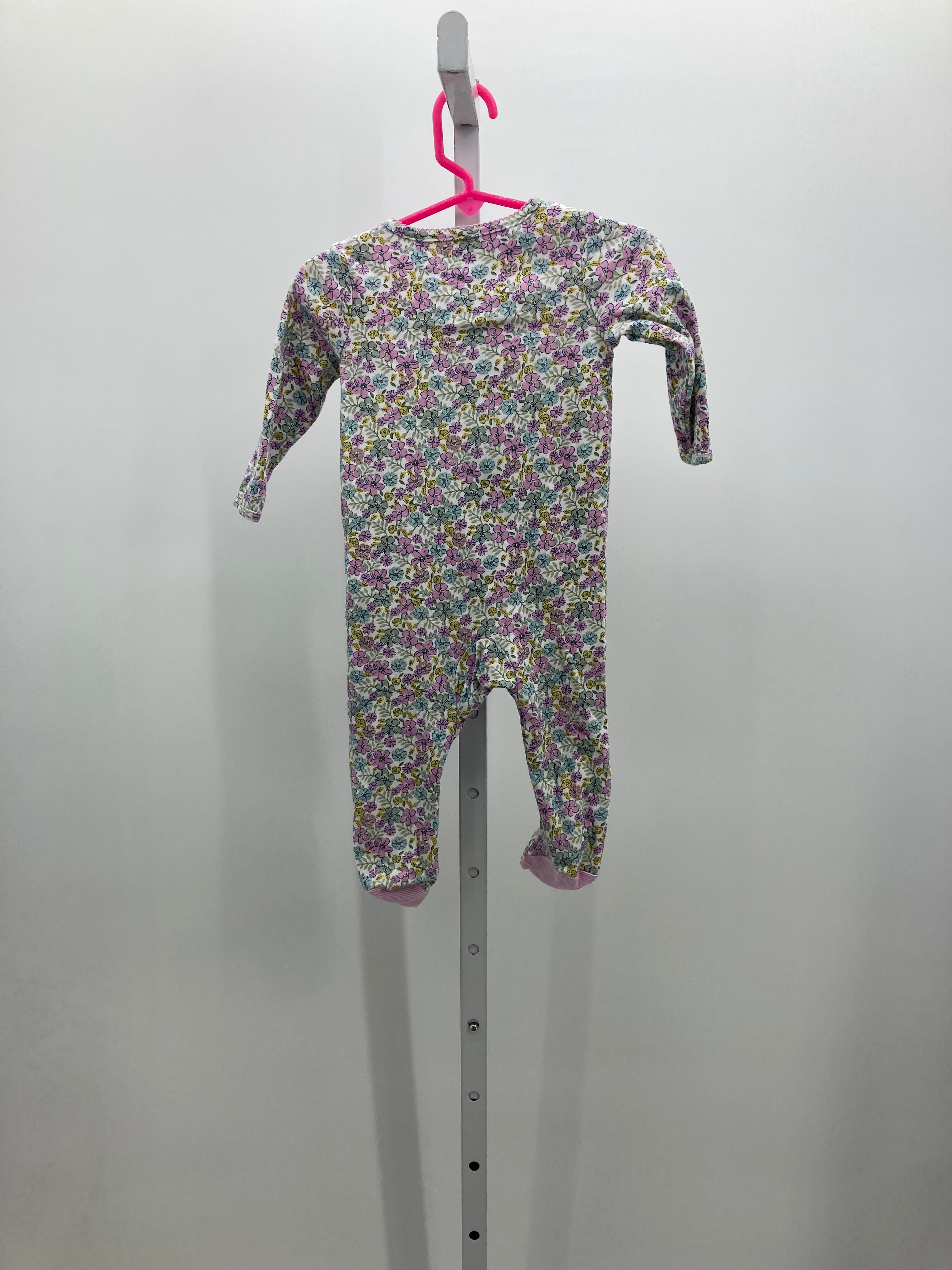 Carters Size 6-9 Months Girls Long Slv. Romper