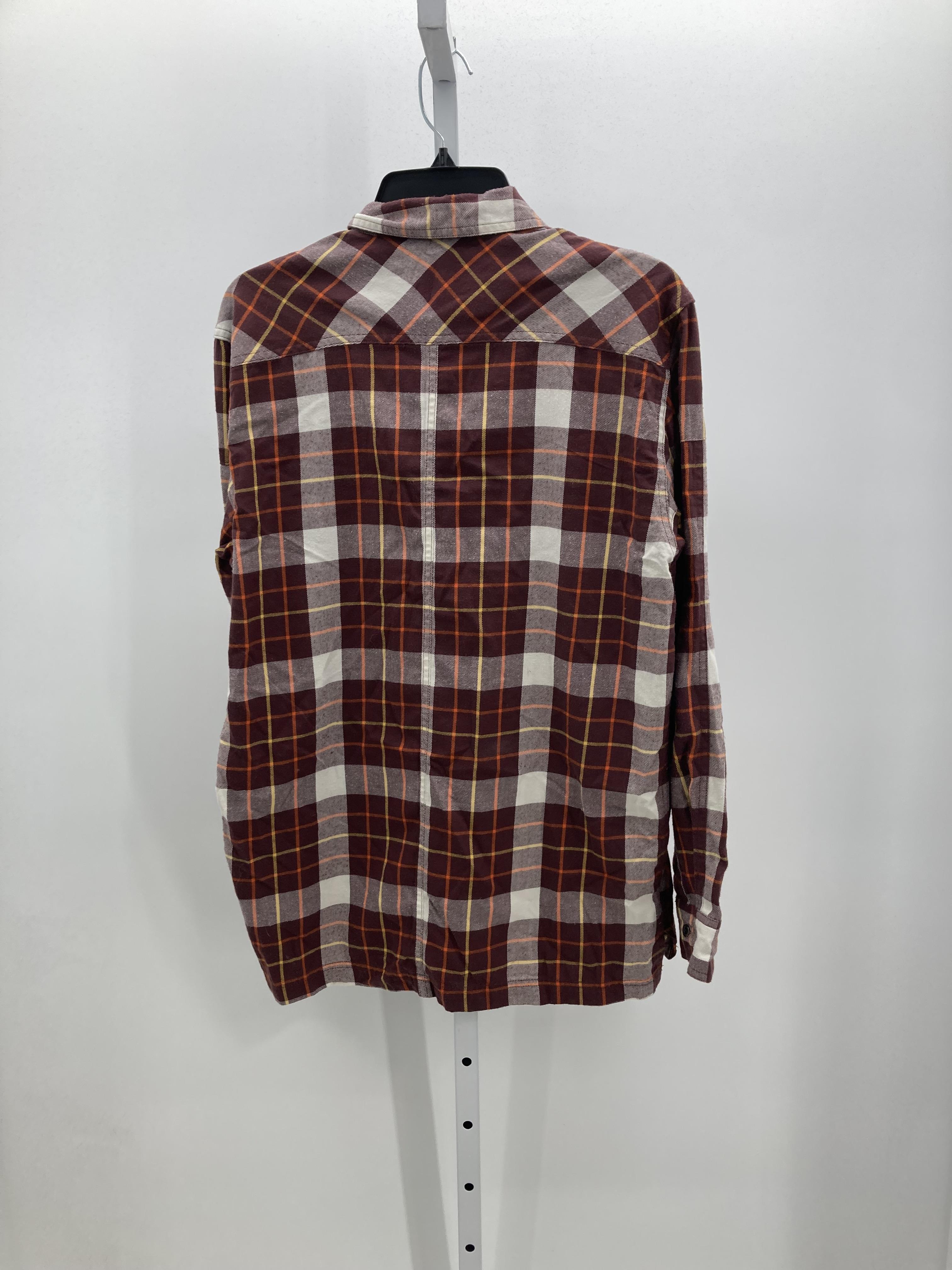 PLAID BTN DOWN