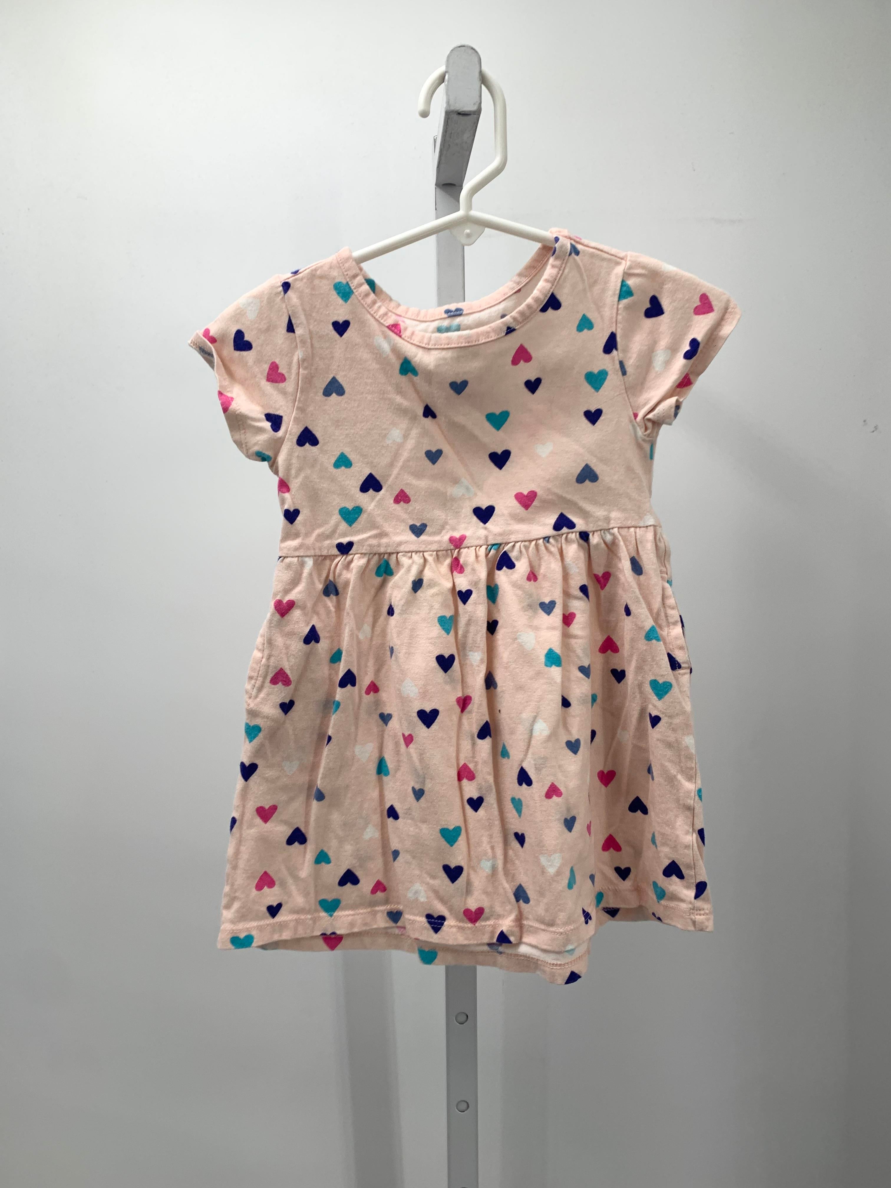 Wonder Nation Size 2T Girls Short Sleeve Dress