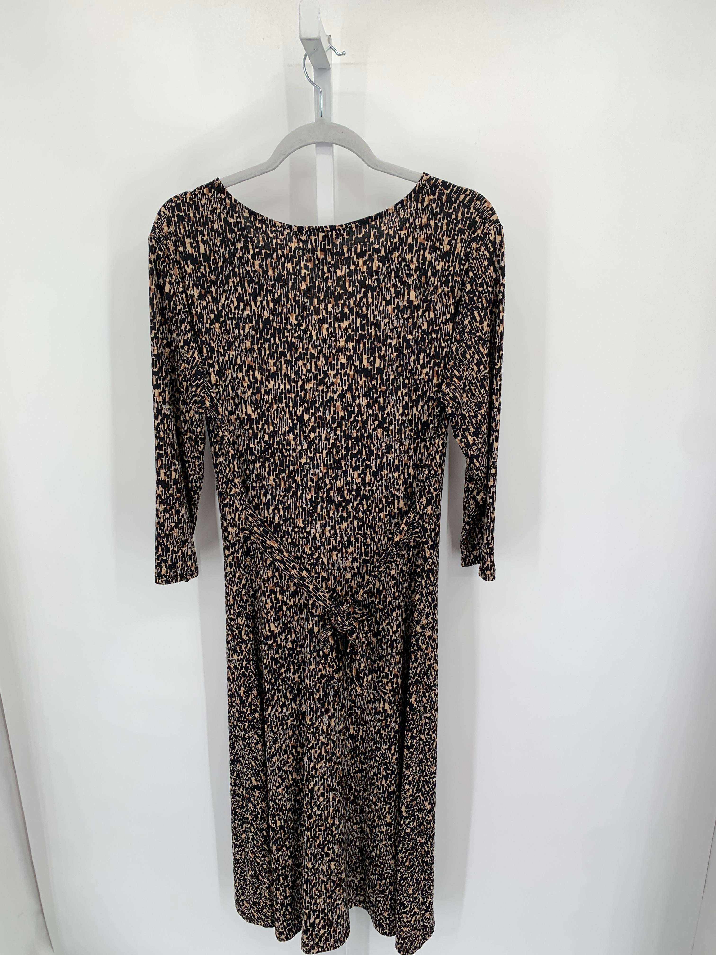 Style & Co. Size Extra Large Misses 3/4 Sleeve Dress