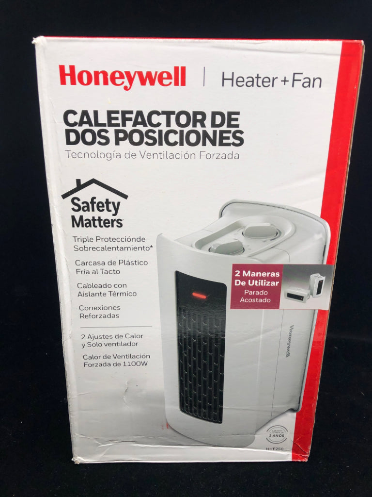 NIB HONEYWELL HEATER FAN.